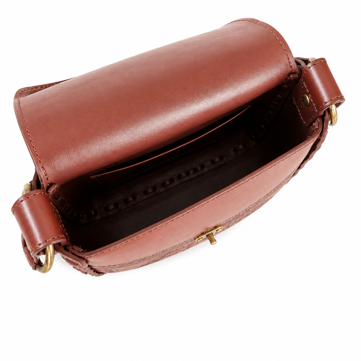 Alma Mia Leather Handbag