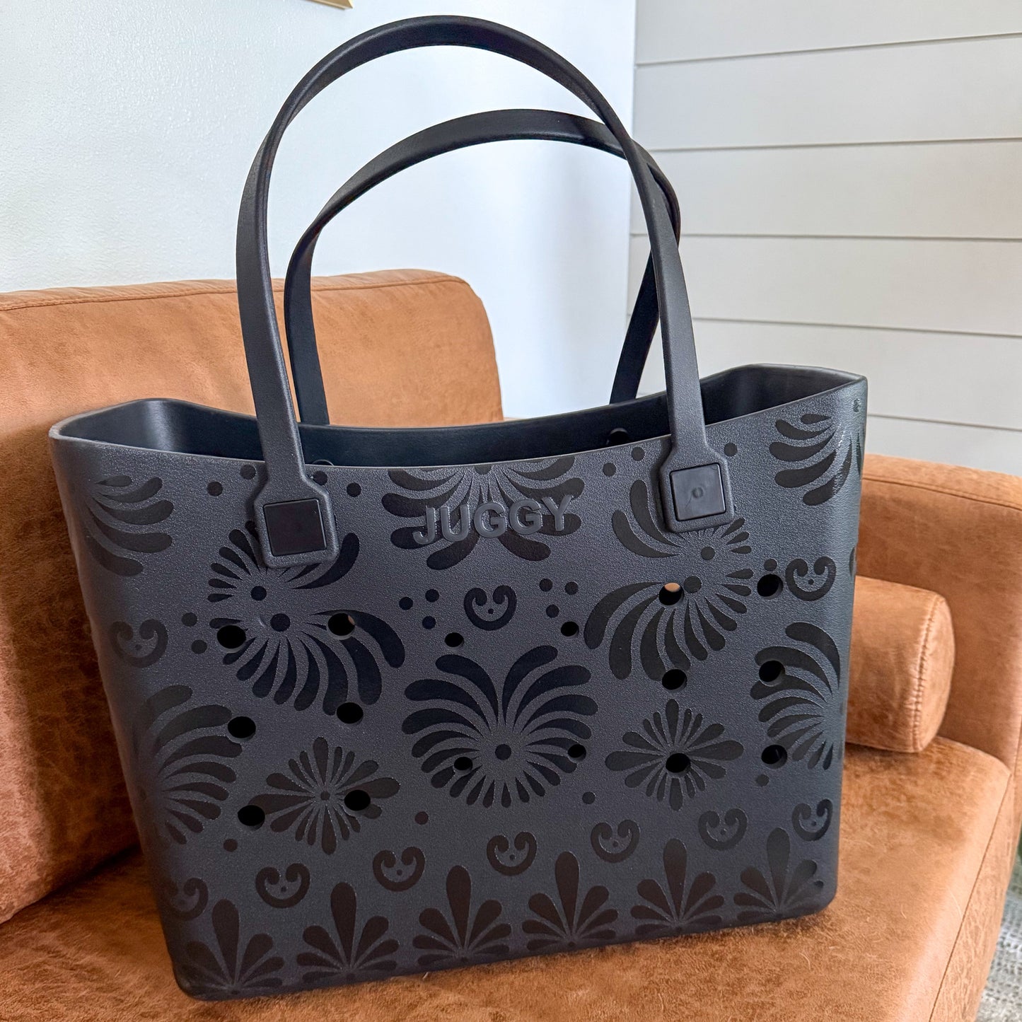 Black Talavera Tote Bag