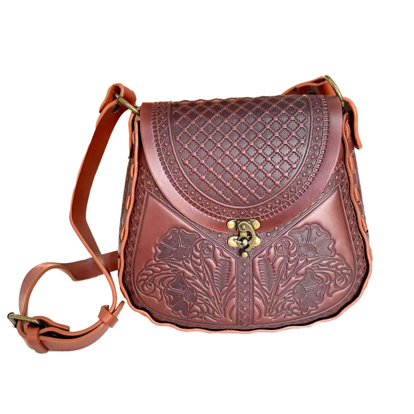 Alma Mia Genuine Leather Handbag