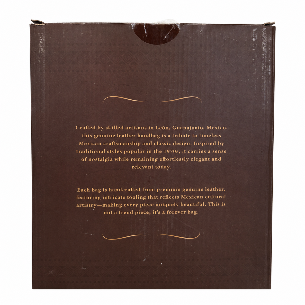 Alma Mia Leather Handbag