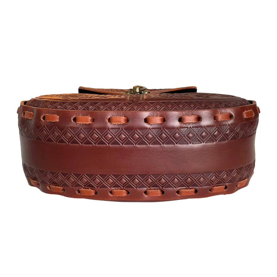 Alma Mia Genuine Leather Handbag