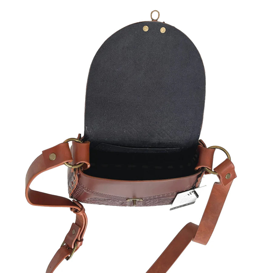 Alma Mia Genuine Leather Handbag