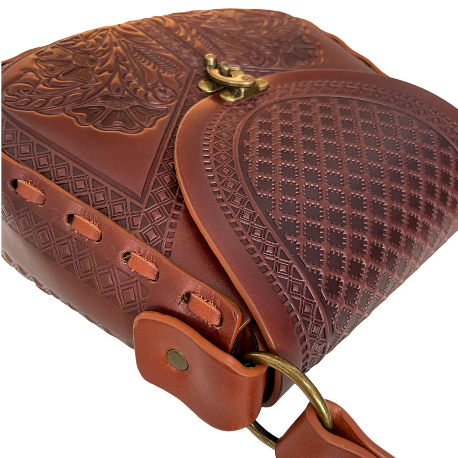 Alma Mia Genuine Leather Handbag
