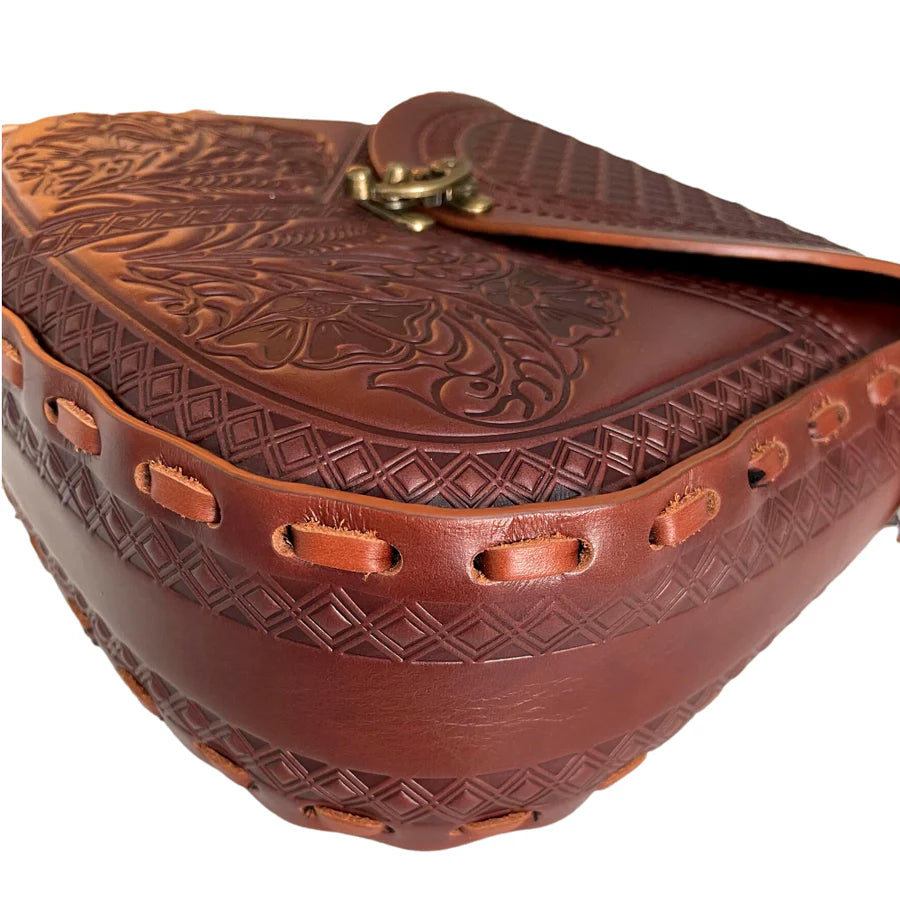 Alma Mia Genuine Leather Handbag