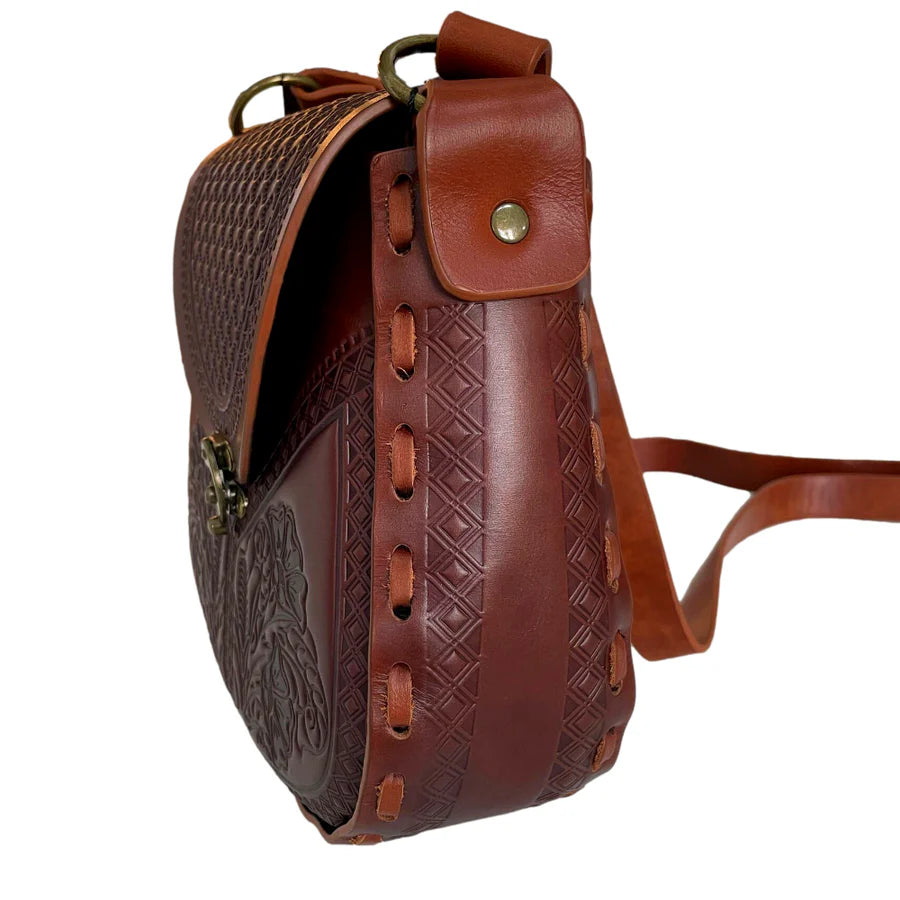 Alma Mia Genuine Leather Handbag