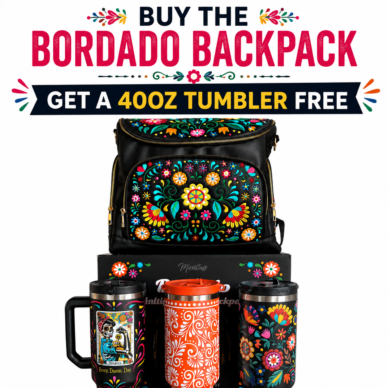 Bordado Multifunction Backpack