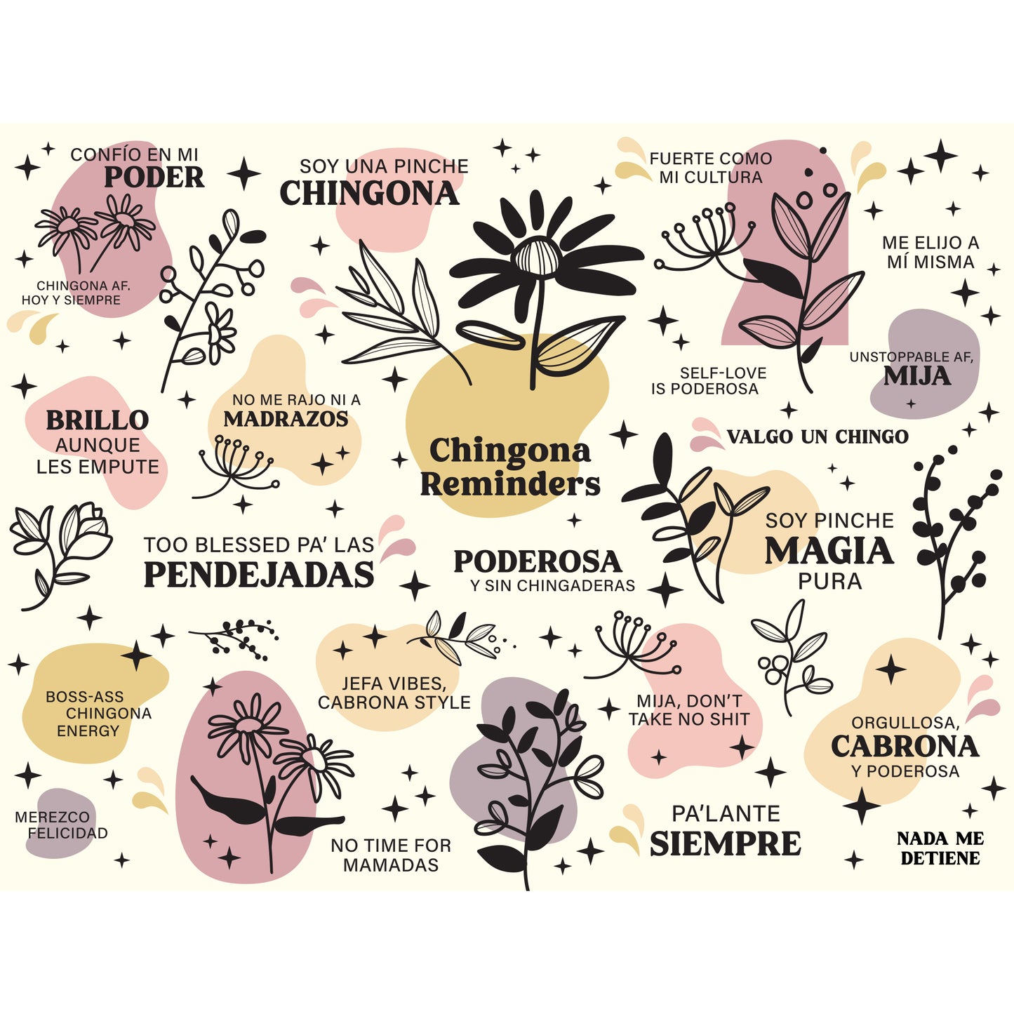 Chingona Reminders 40oz Tumbler