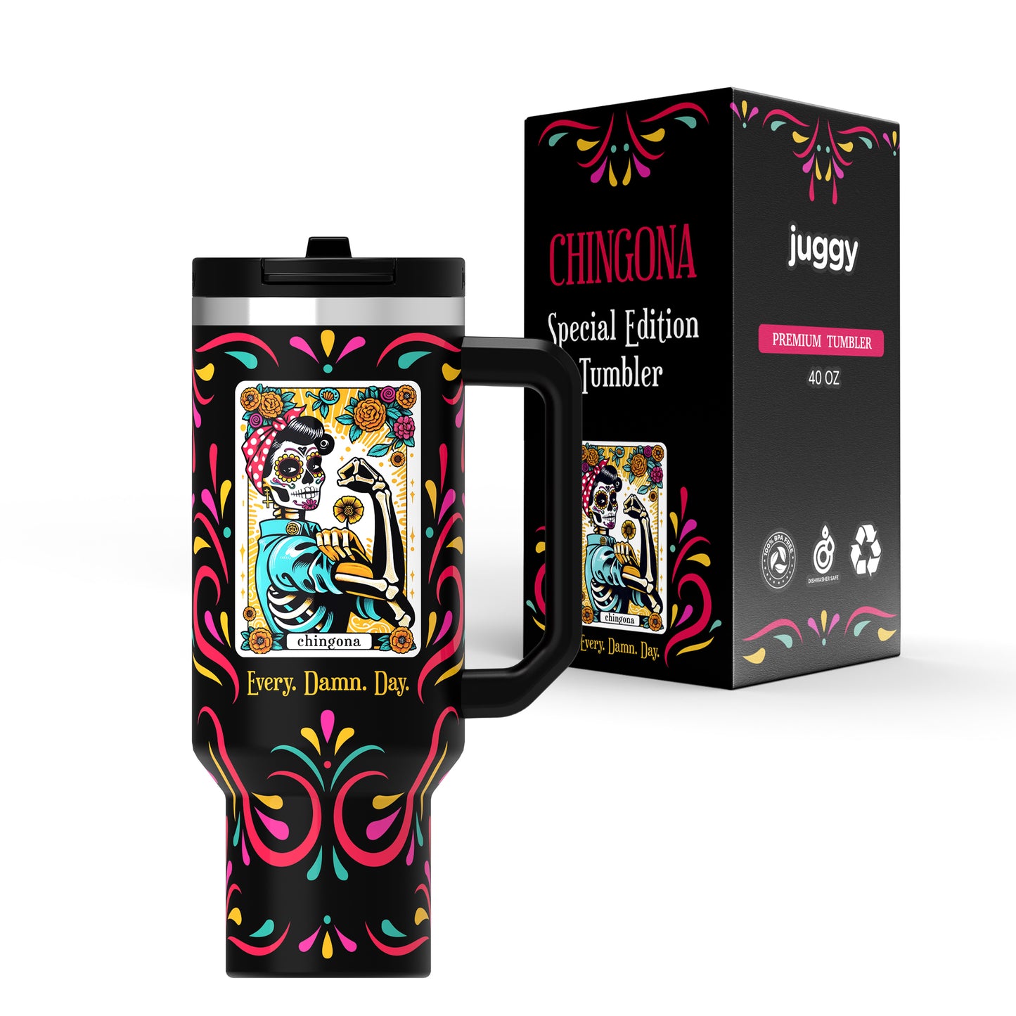 Chingona 40 OZ Tumbler