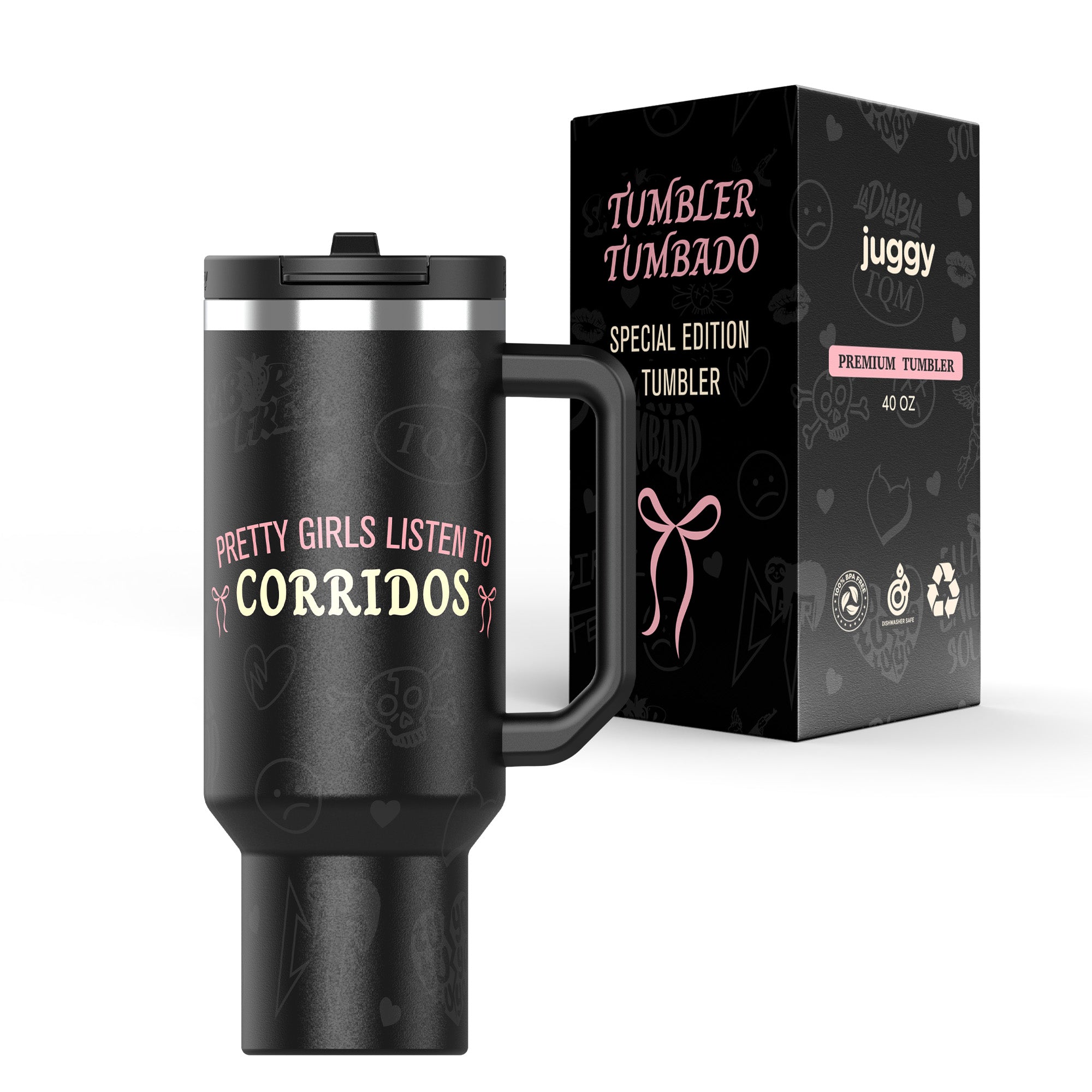 Corridos Tumbados 40oz Tumbler