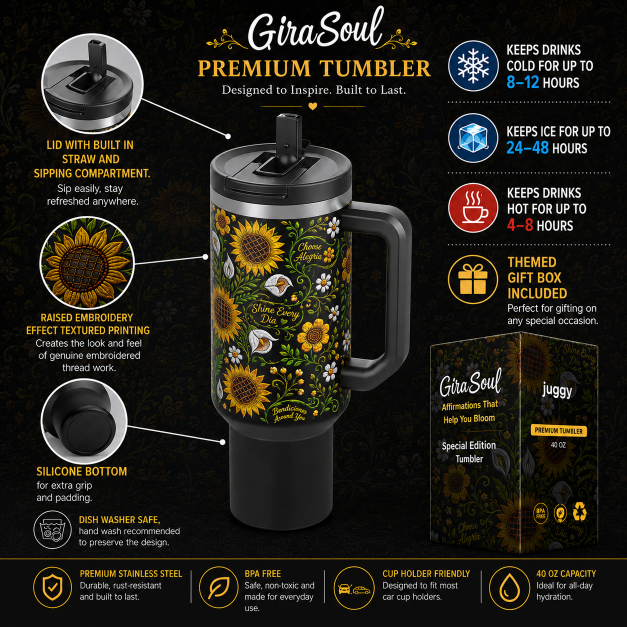 GiraSoul Tumbler 40oz