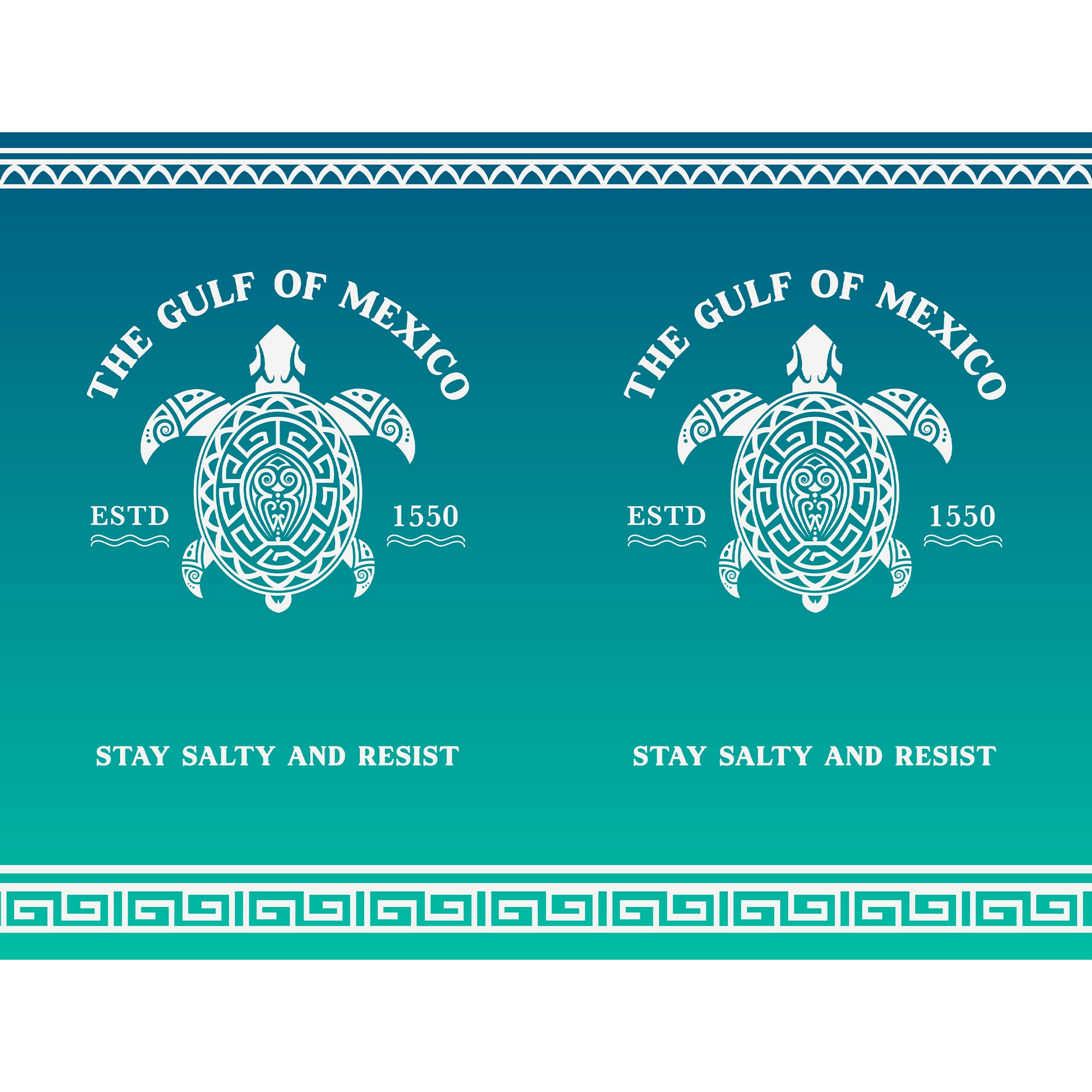 Gulf of Mexico Blue 40oz Tumbler