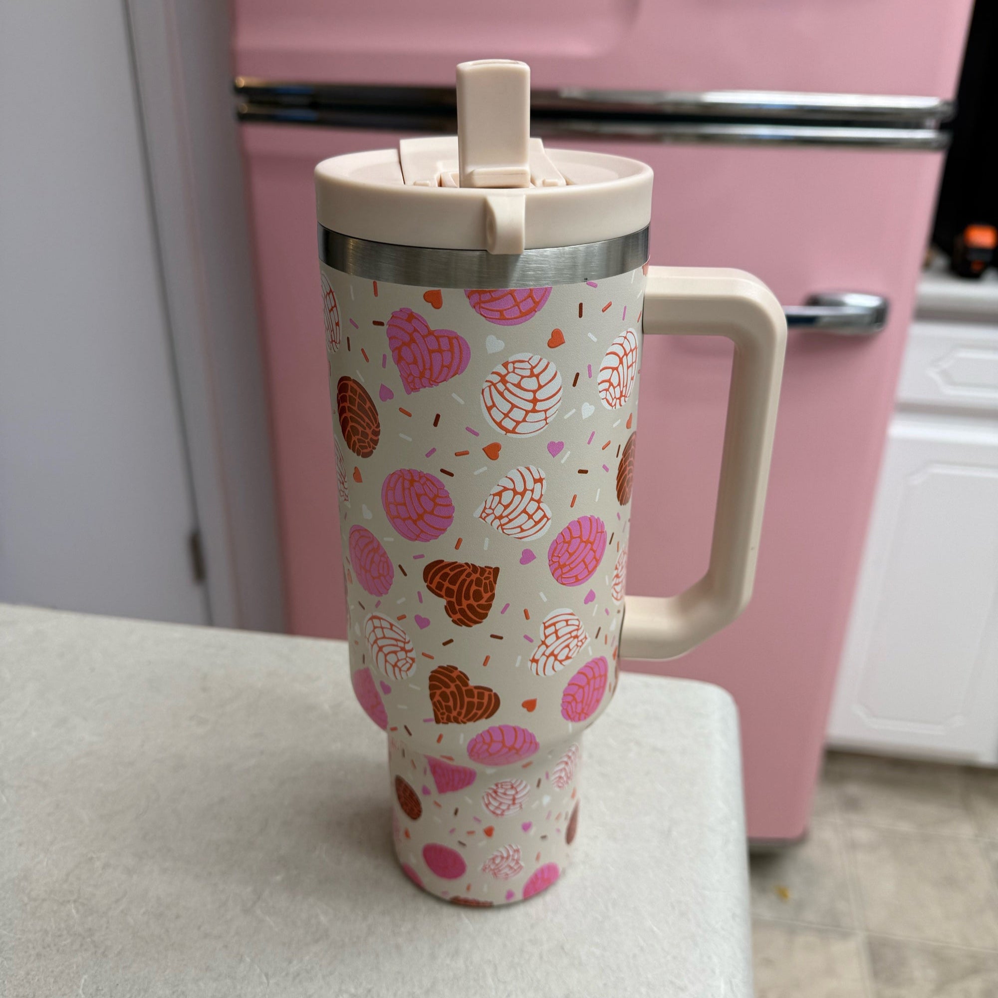 Conchas 40 oz Stainless Tumbler