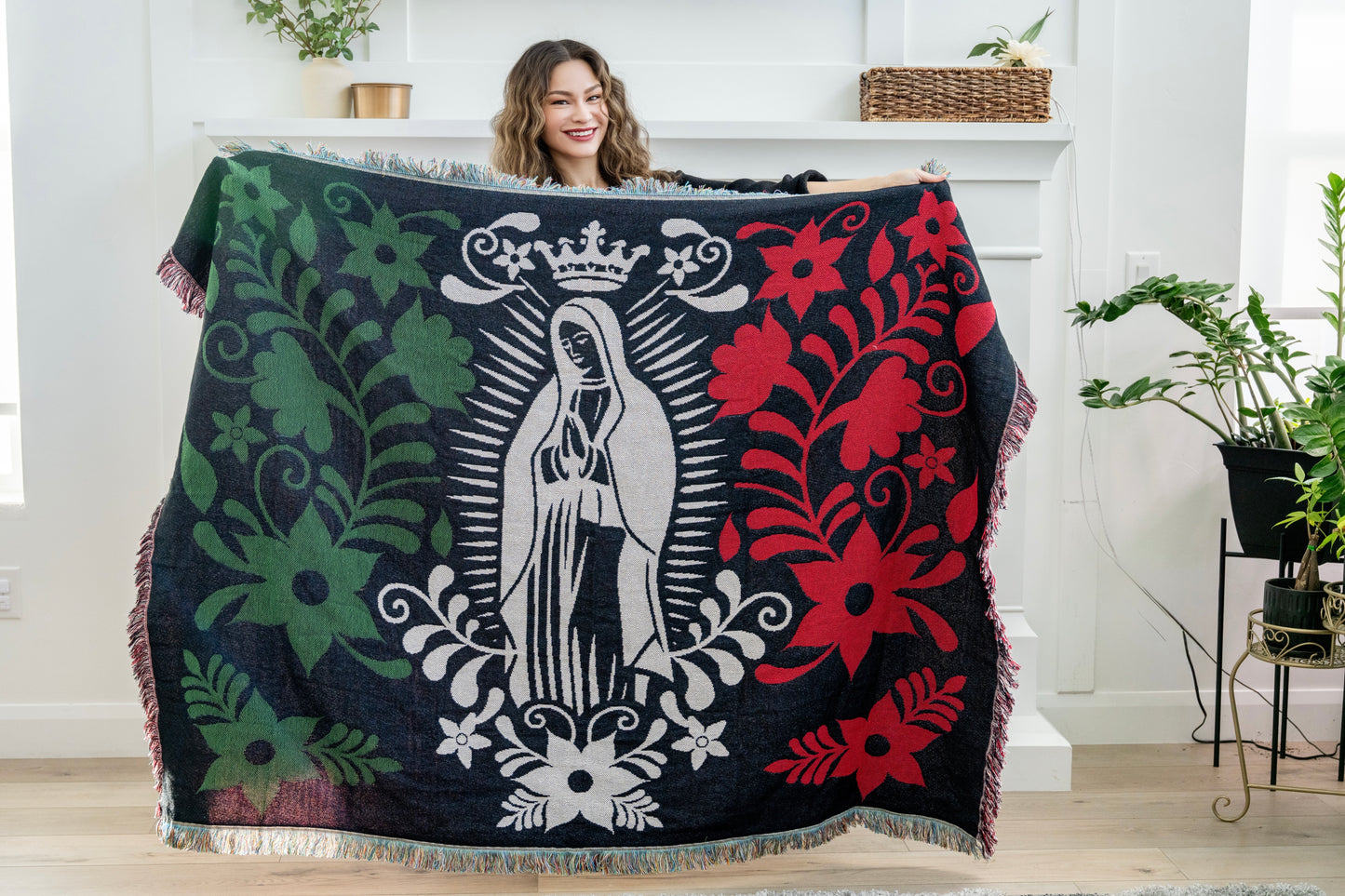 Queen of Mexico Woven Throw Blanket