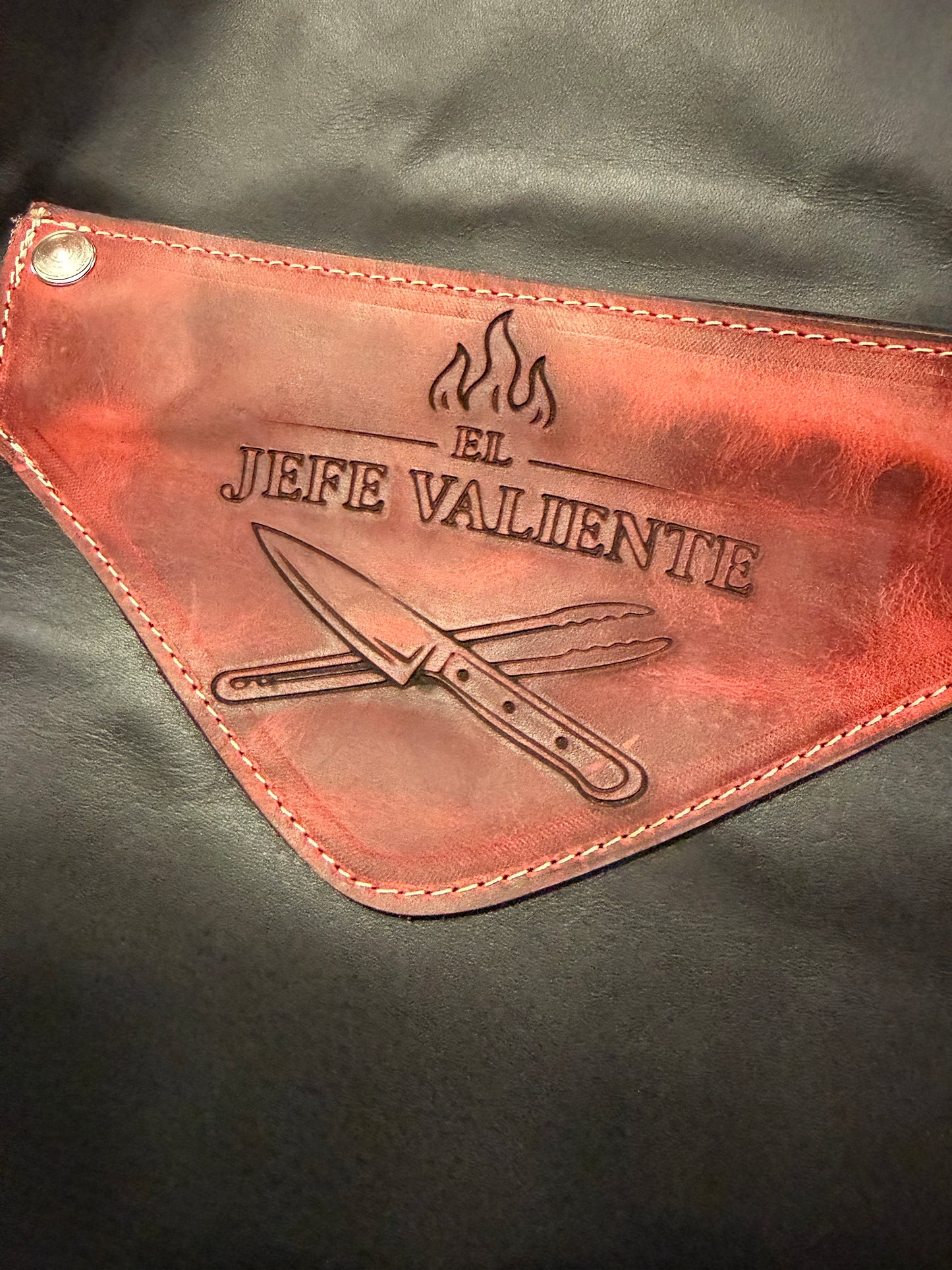Genuine Leather "El Jefe" Grilling Apron