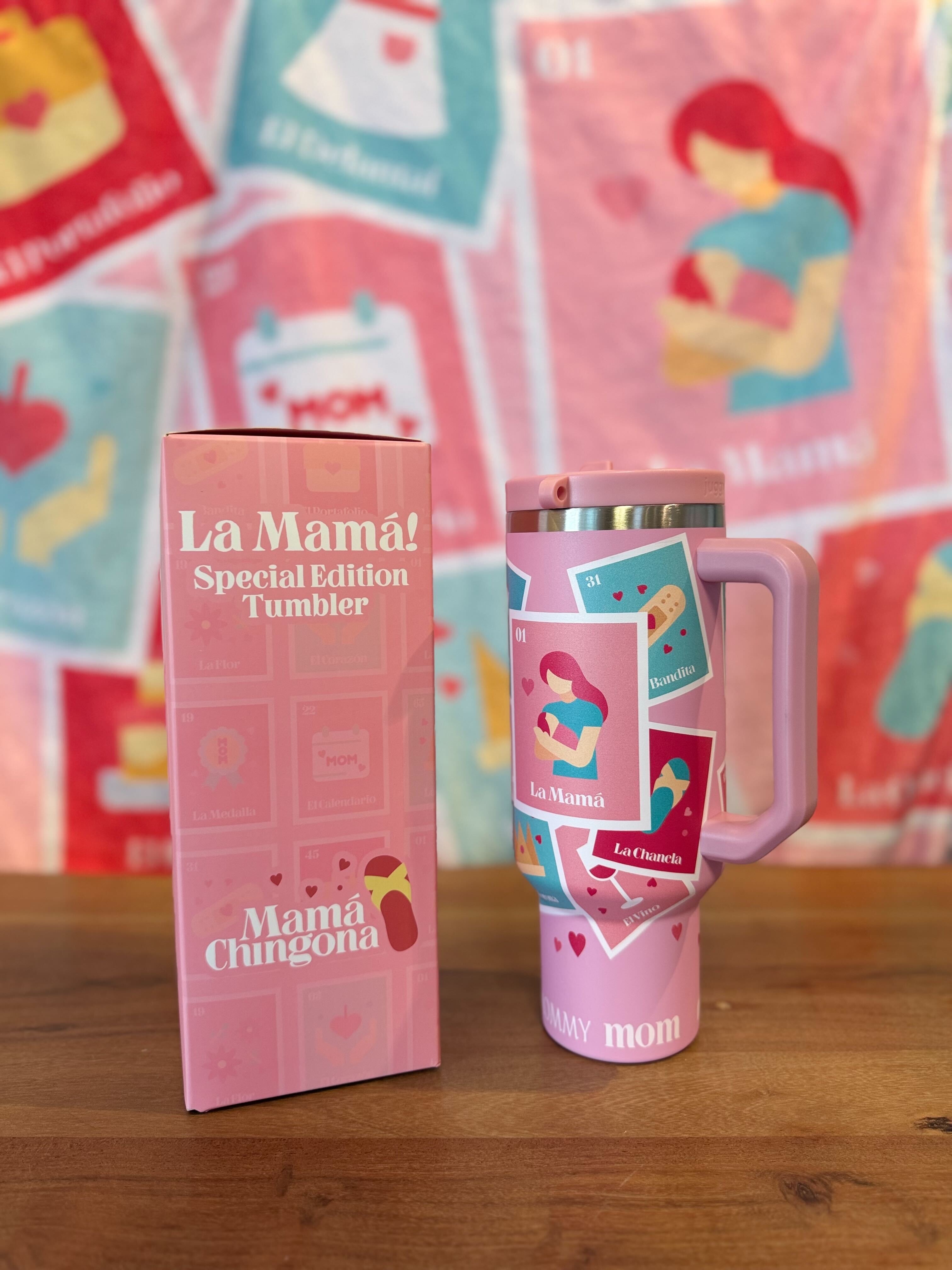 La Mamá 40 oz Stainless Tumbler