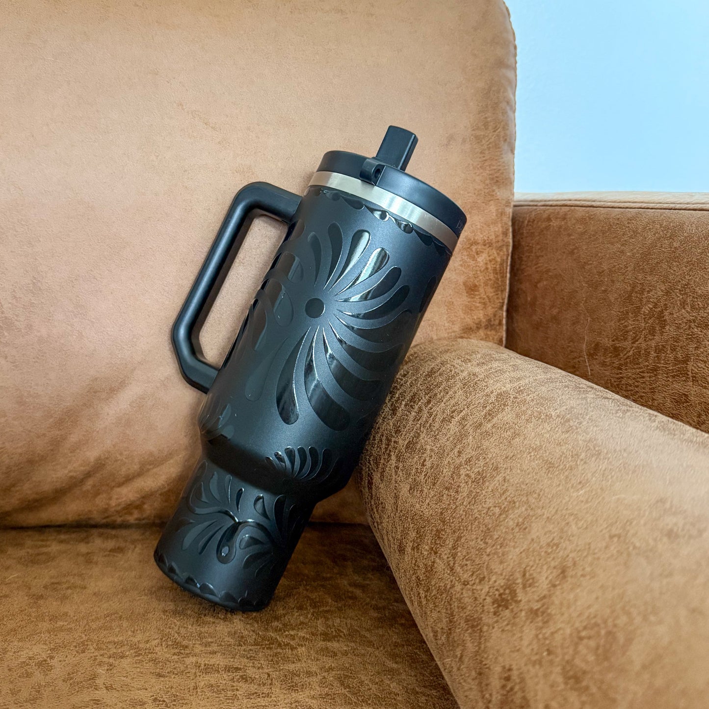 Black Talavera 40 OZ Tumbler