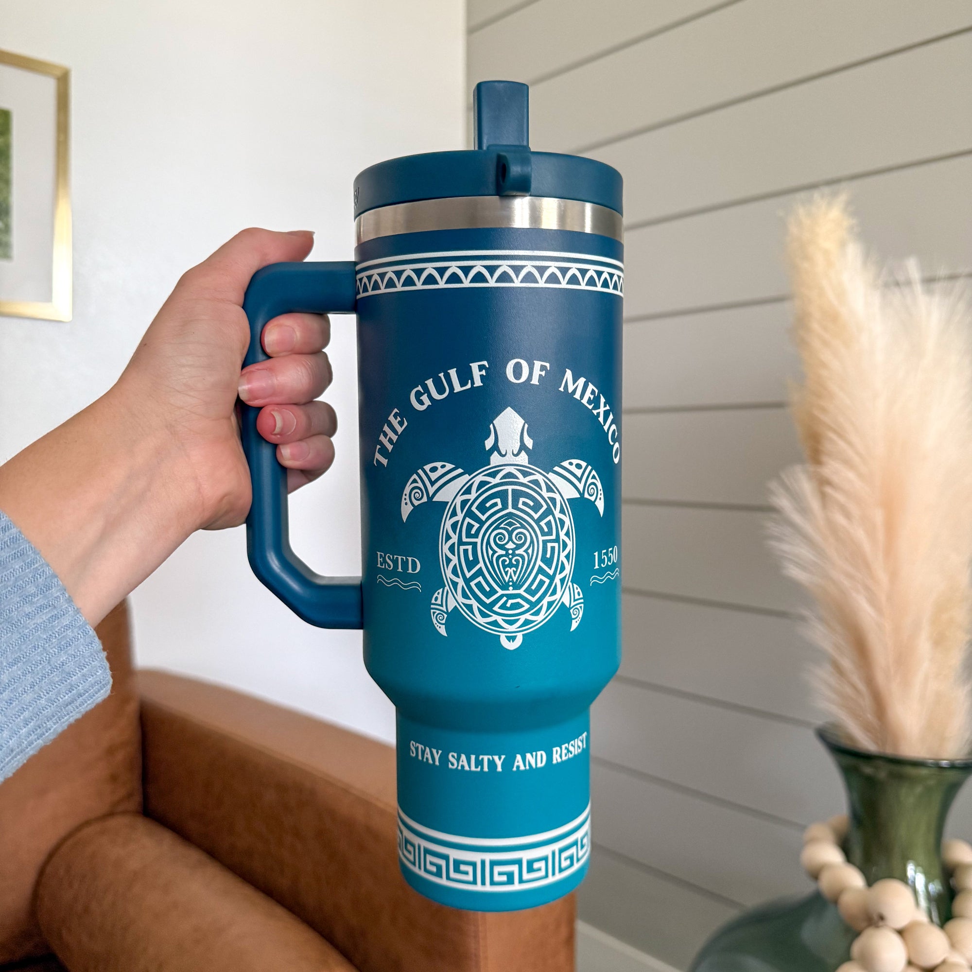 Gulf of Mexico Blue 40oz Tumbler