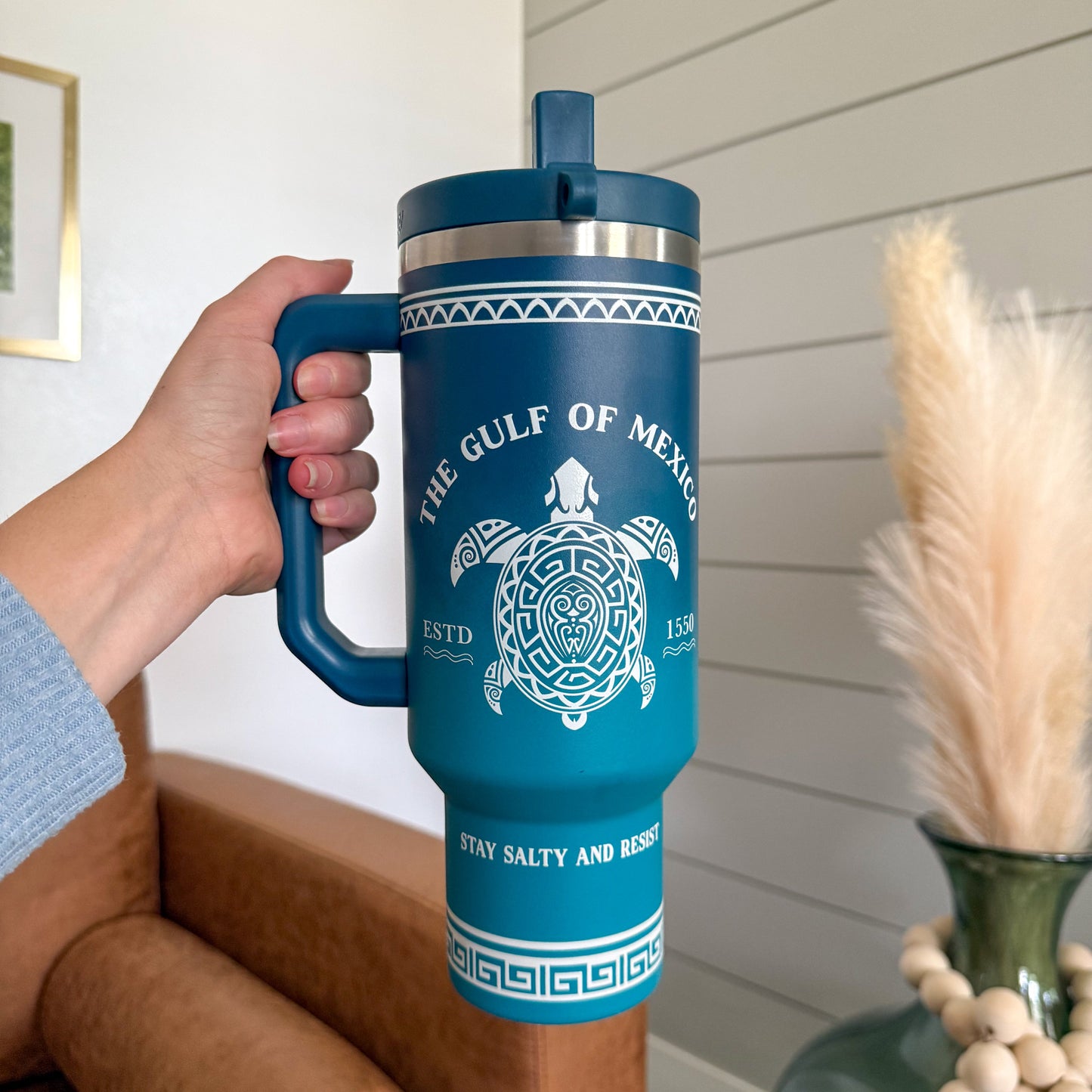 Gulf of Mexico Blue 40oz Tumbler
