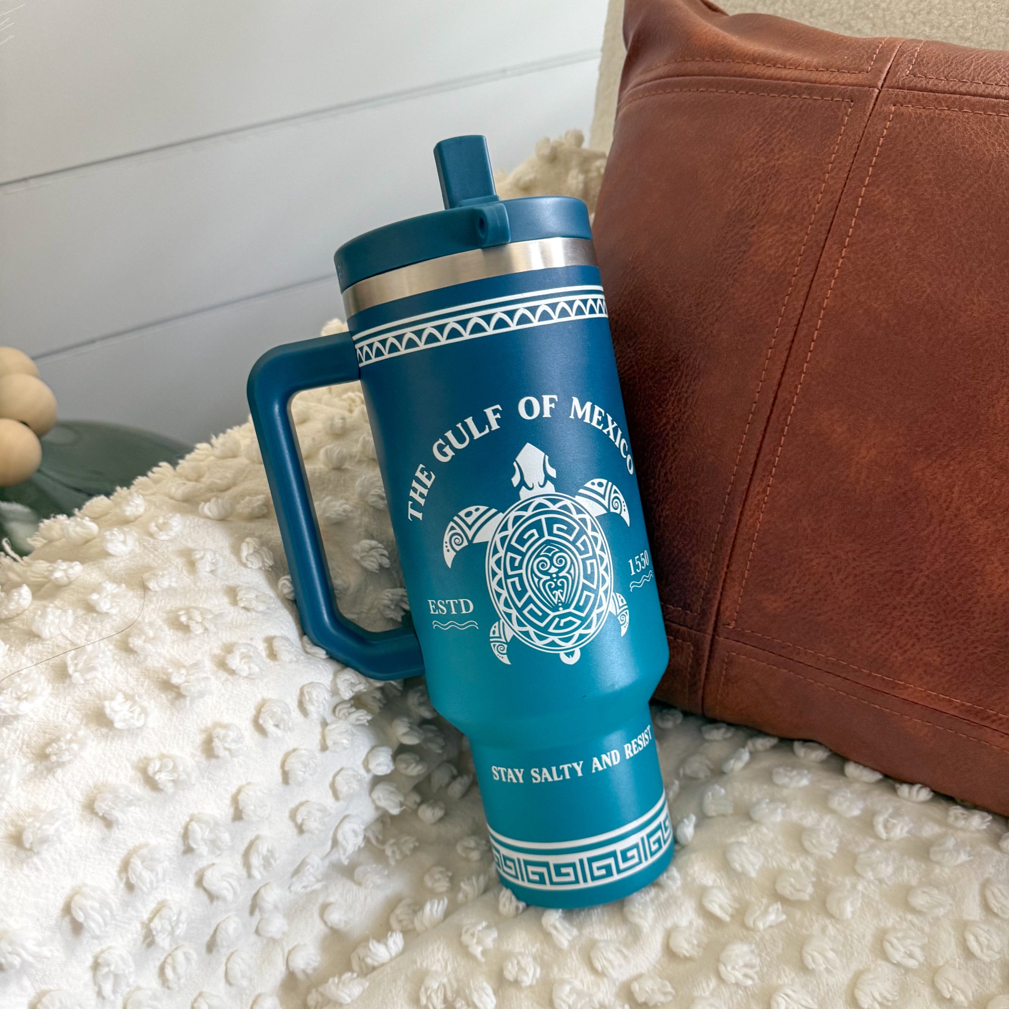 Gulf of Mexico Blue 40oz Tumbler