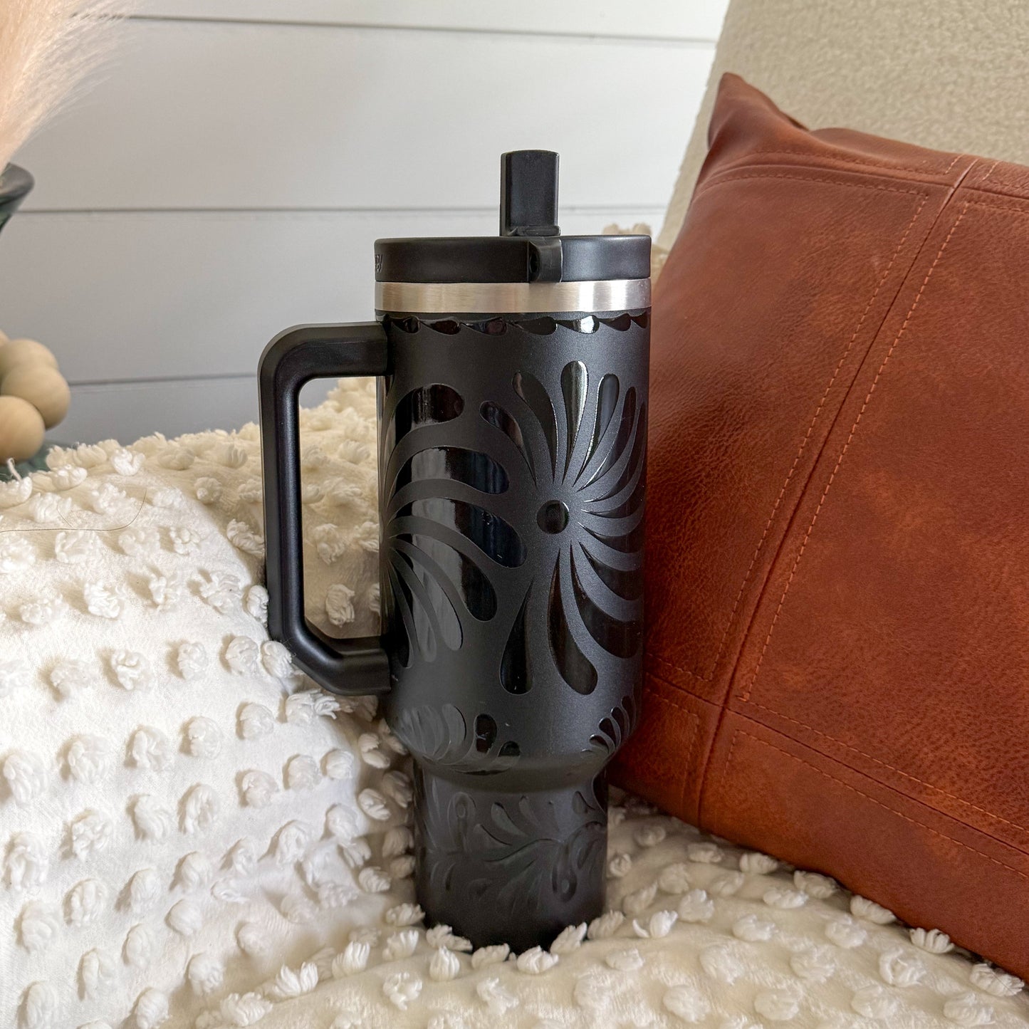 Black Talavera 40 OZ Tumbler