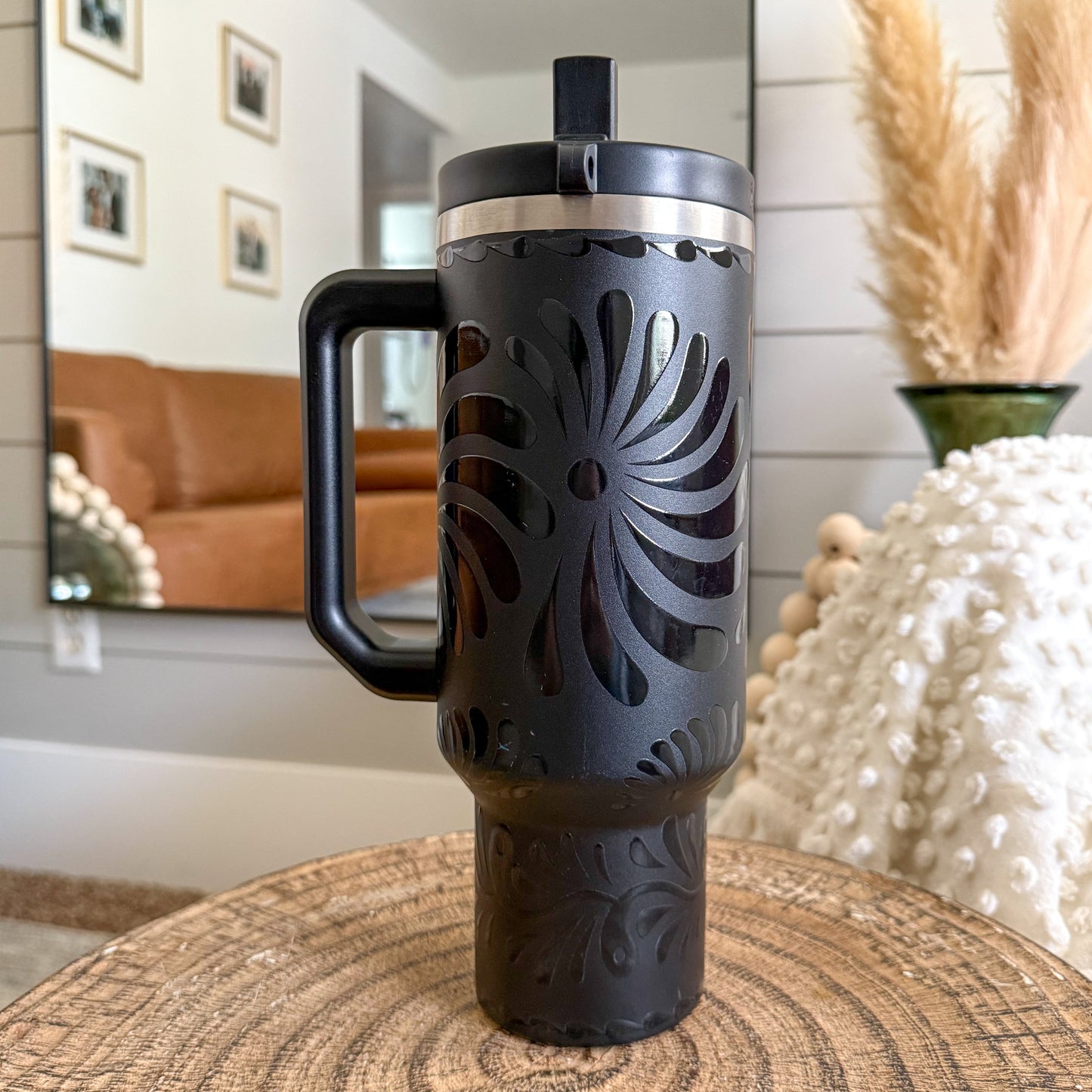 Black Talavera 40 OZ Tumbler