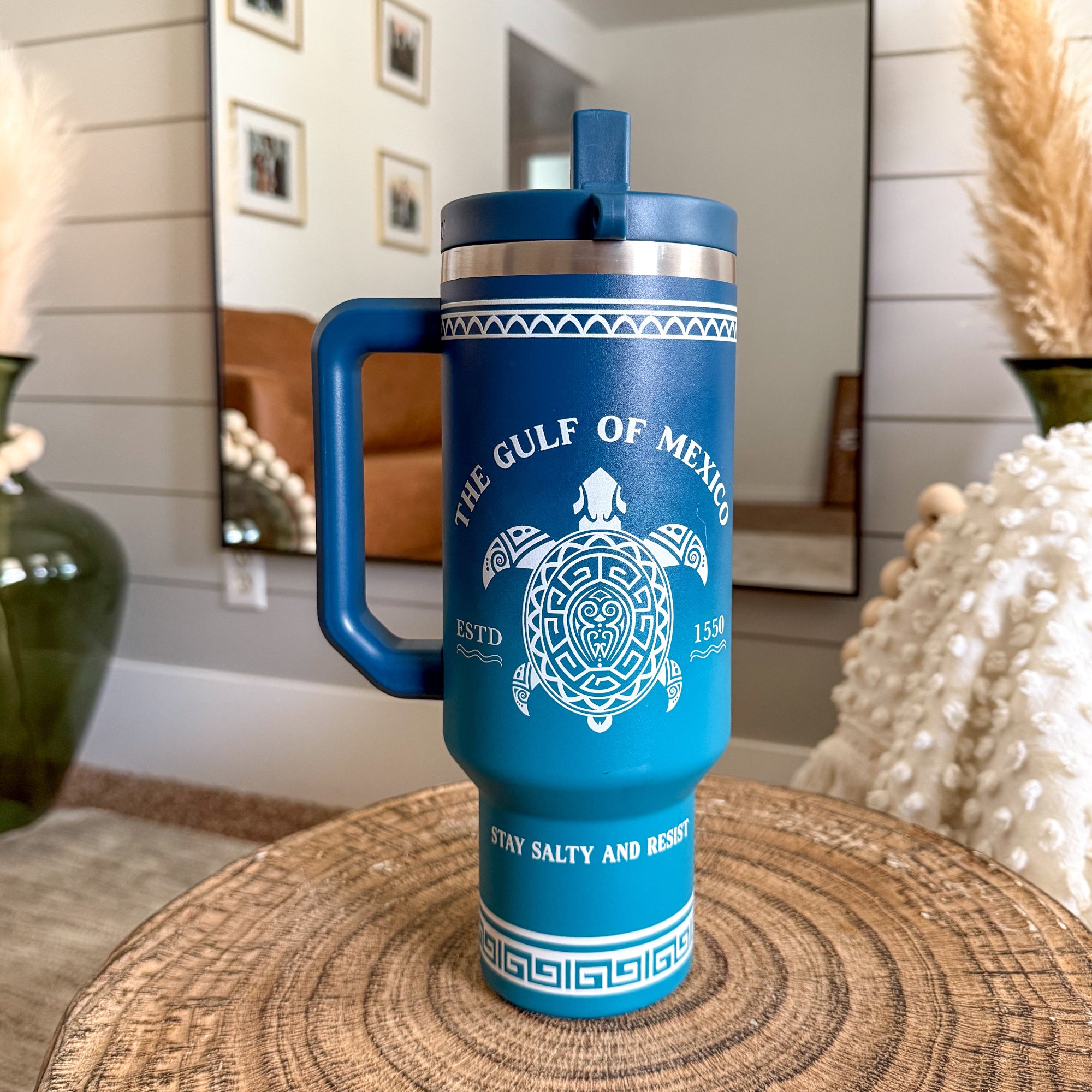 Gulf of Mexico Blue 40oz Tumbler