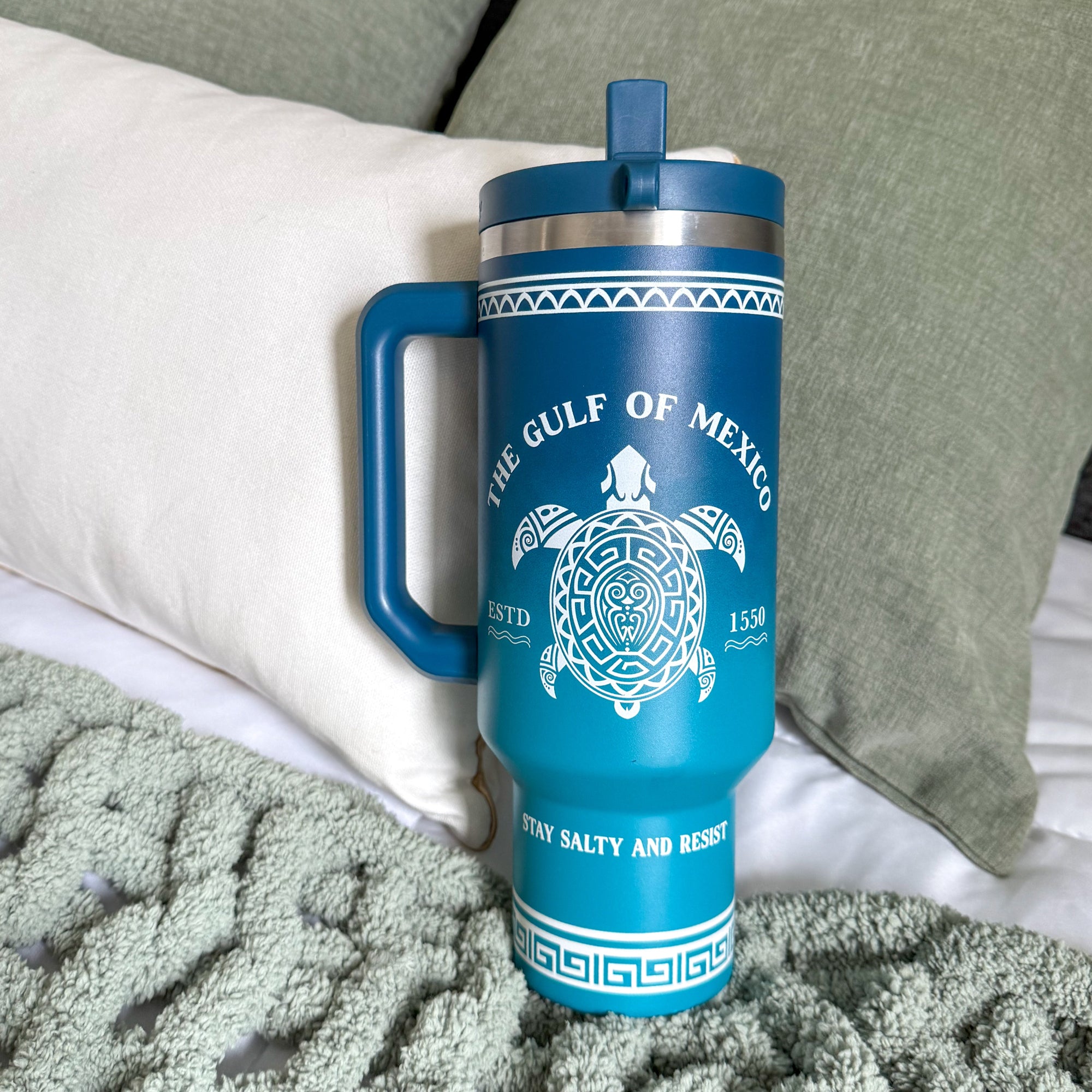 Gulf of Mexico Blue 40oz Tumbler
