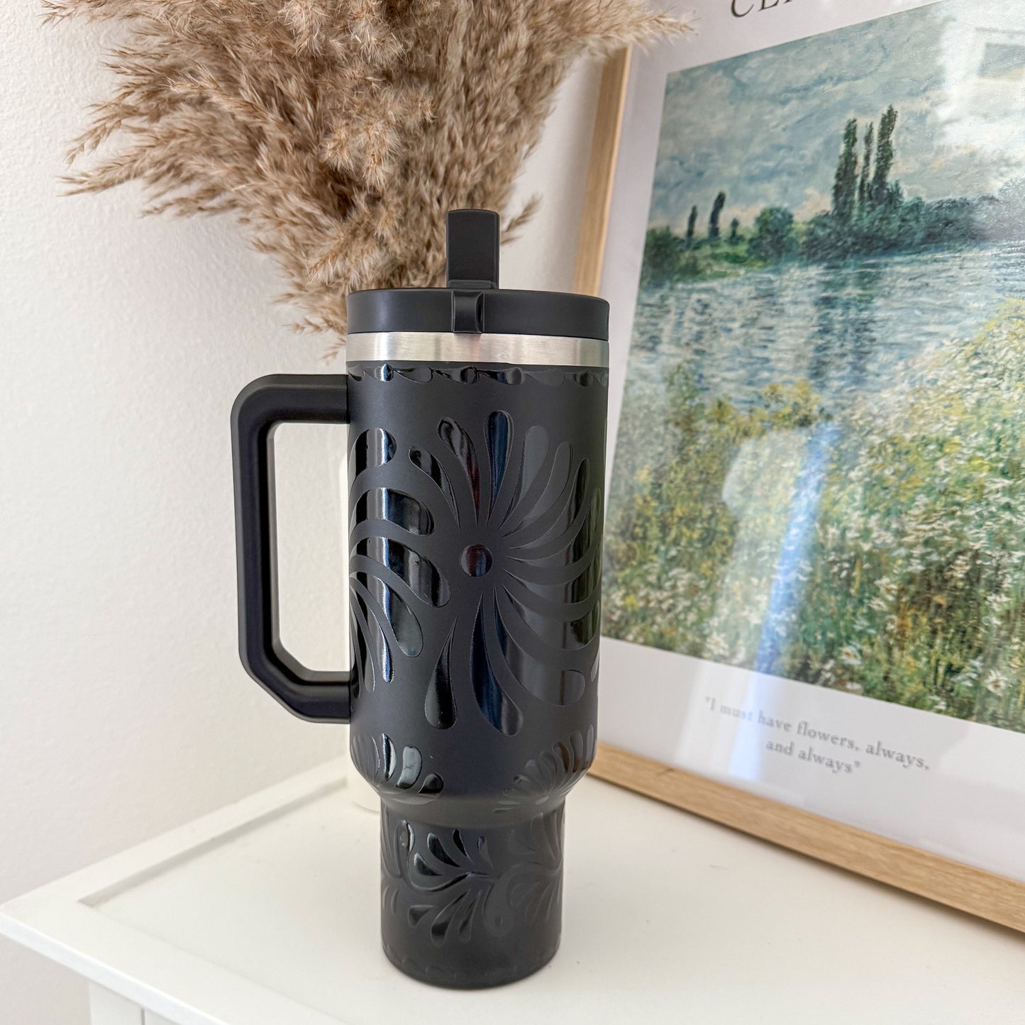 Black Talavera 40 OZ Tumbler