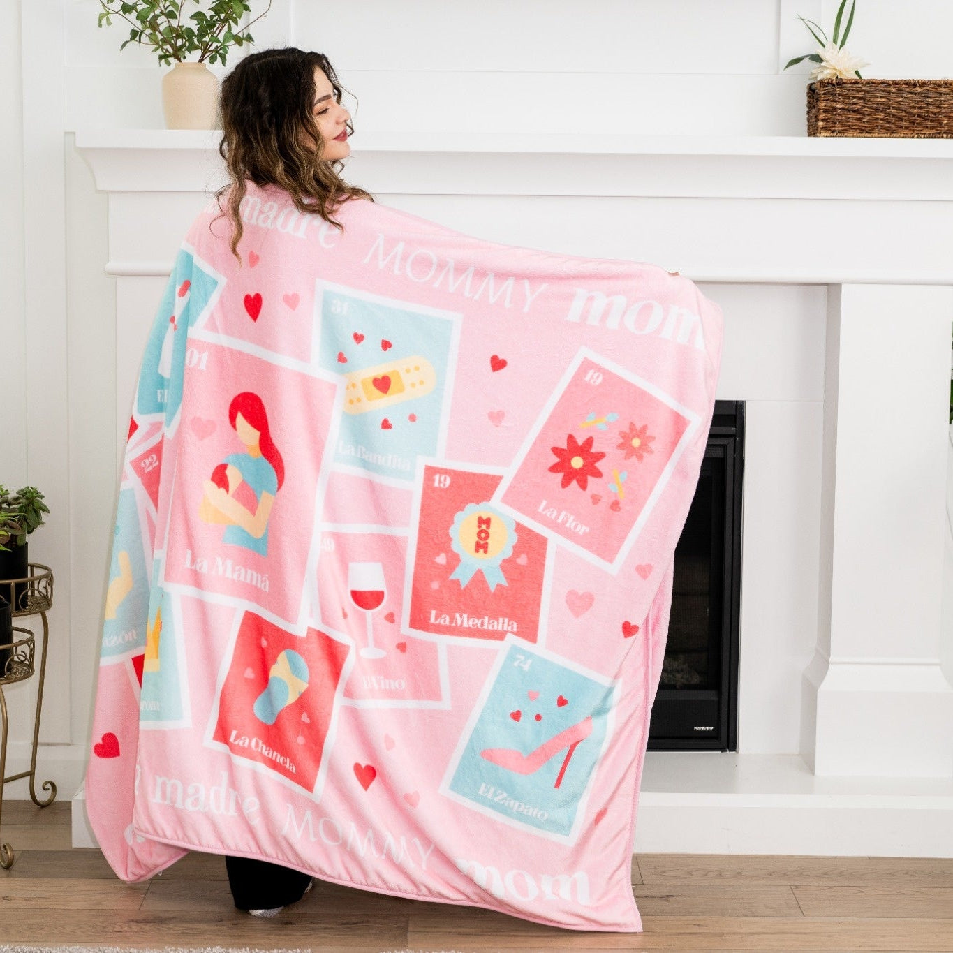 La Mama Loteria Lux Throw Blanket