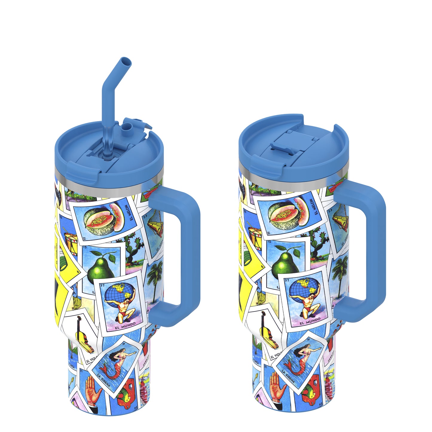 Loteria 40 oz Stainless Tumbler