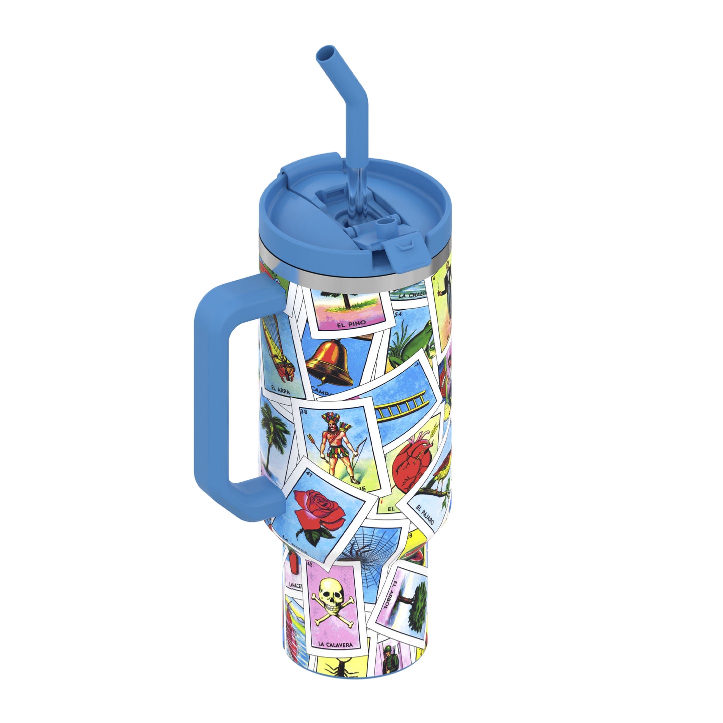 Loteria 40 oz Stainless Tumbler