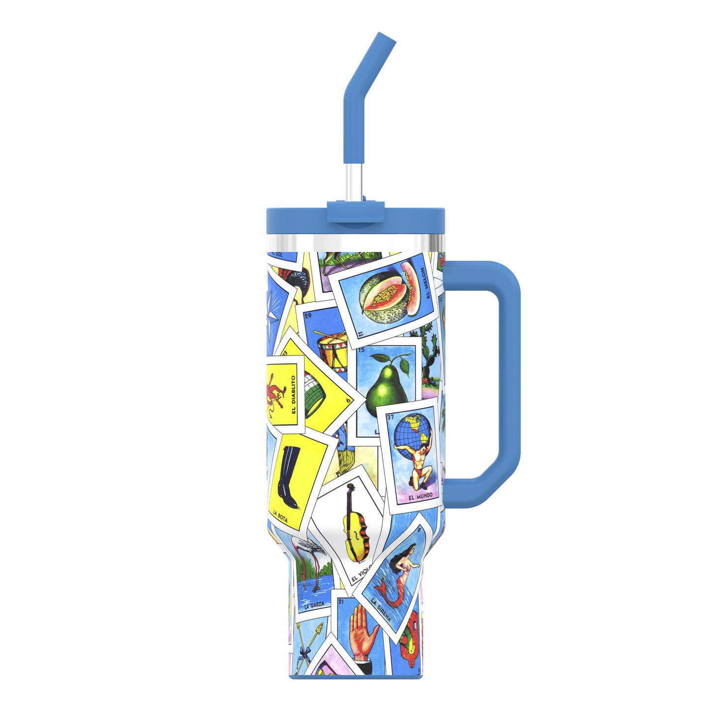 Loteria 40 oz Stainless Tumbler