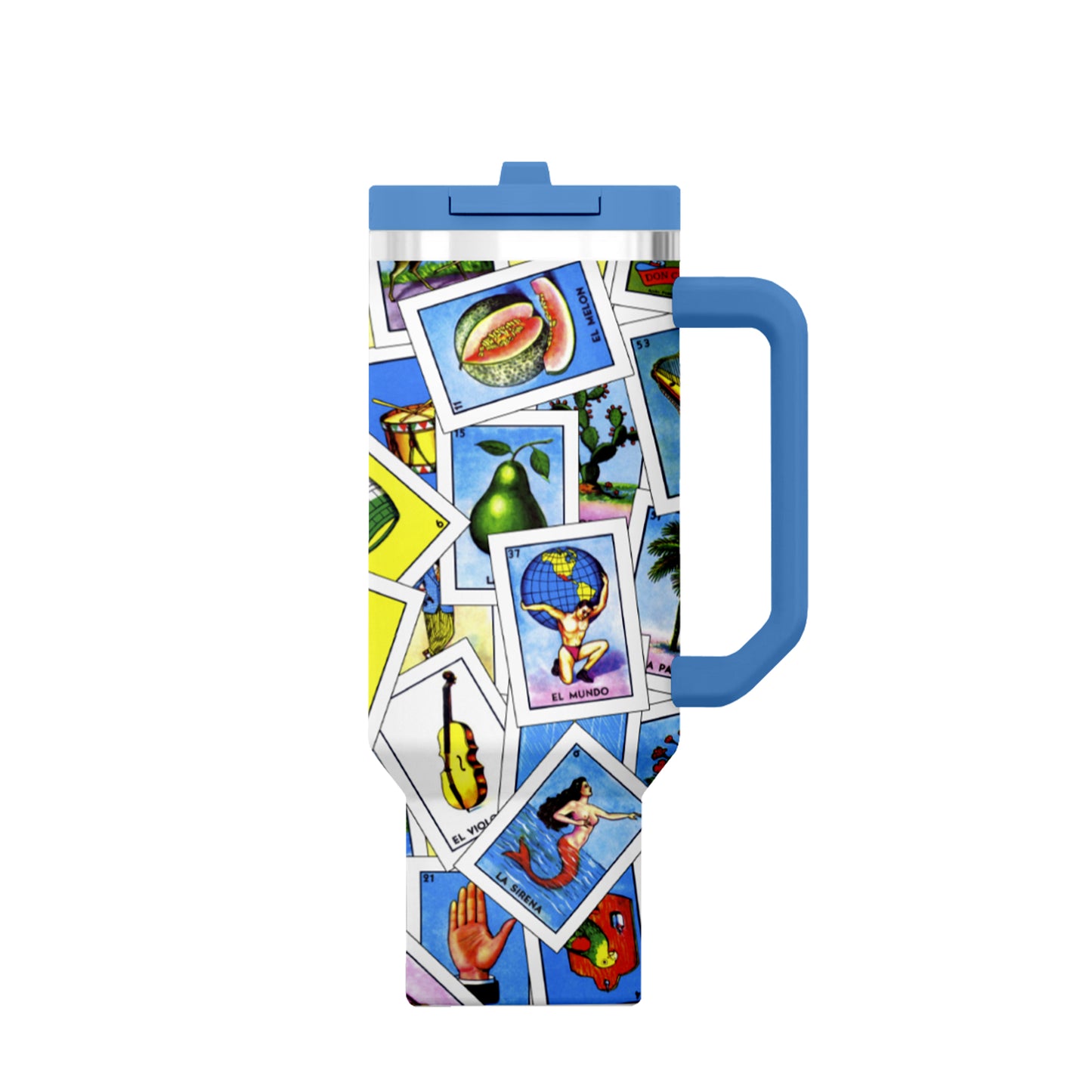 Loteria 40 oz Stainless Tumbler