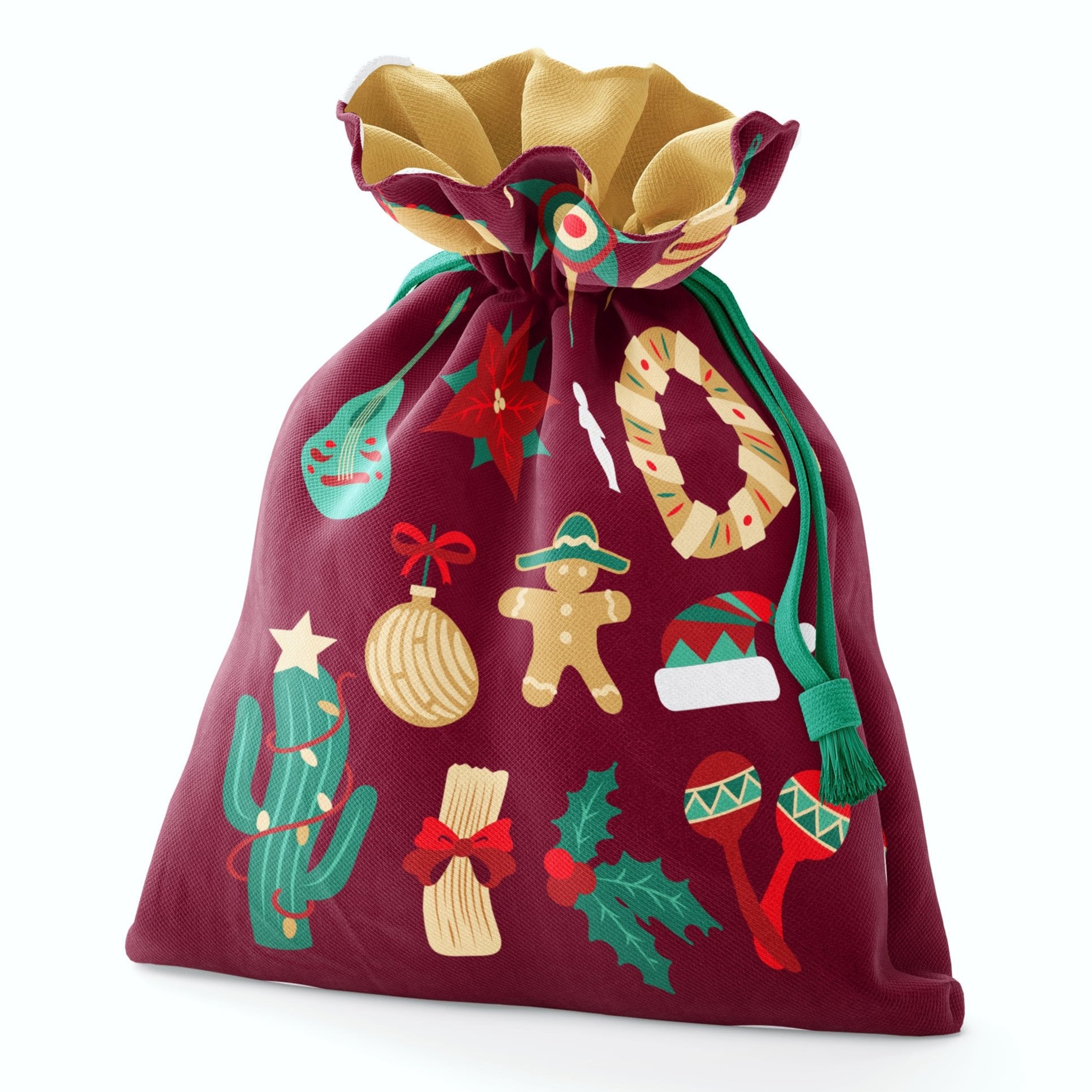 MEXmas Drawstring Gift Bag - PREORDER