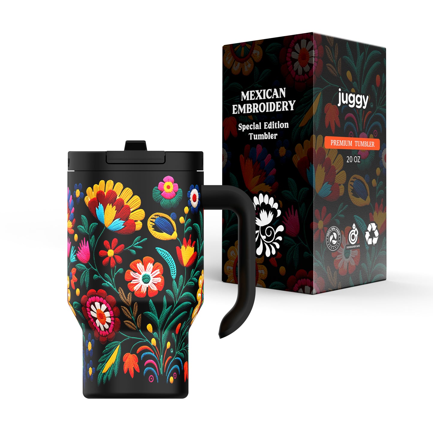 Bordadito 20 OZ Stainless DuoLid Tumbler