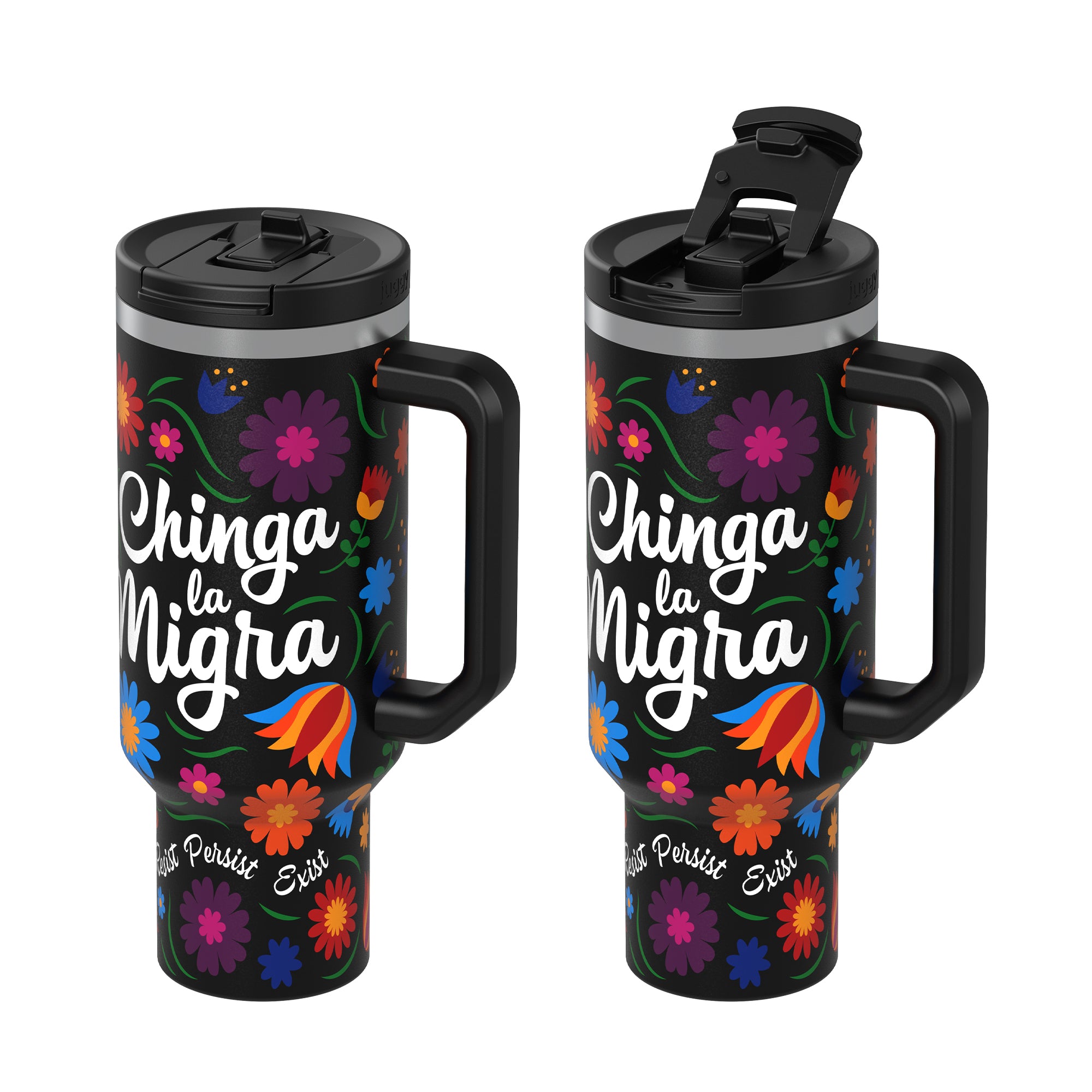 Chinga la migra 40oz Stainless Tumbler