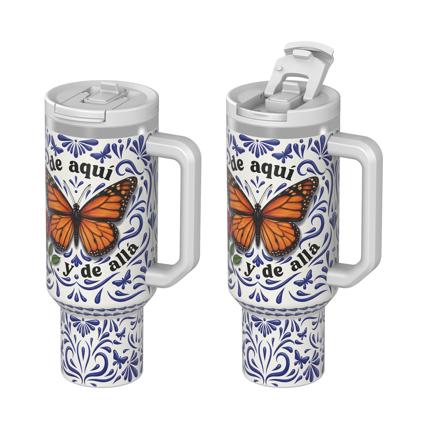 De Aquí y De Allá 40oz Tumbler