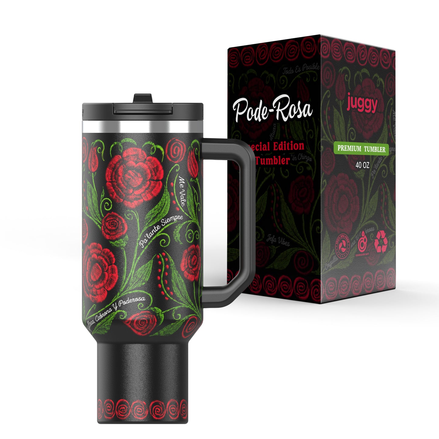 Pode-Rosa Tumbler 40oz
