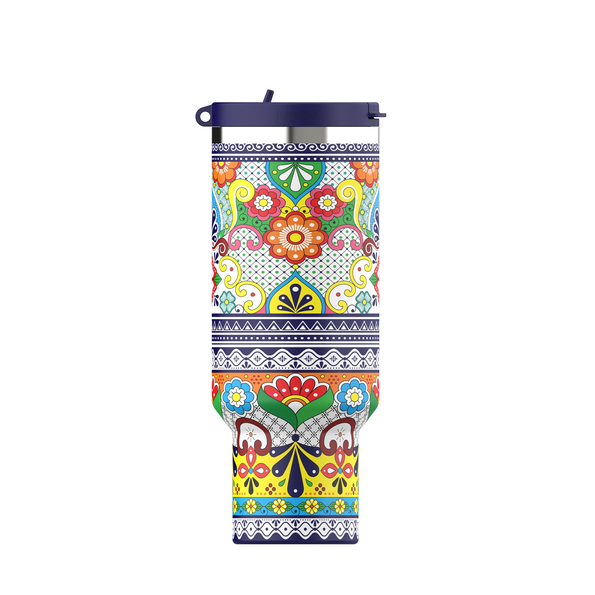 Talavera 40 OZ Stainless DuoLid Tumbler - PREORDER