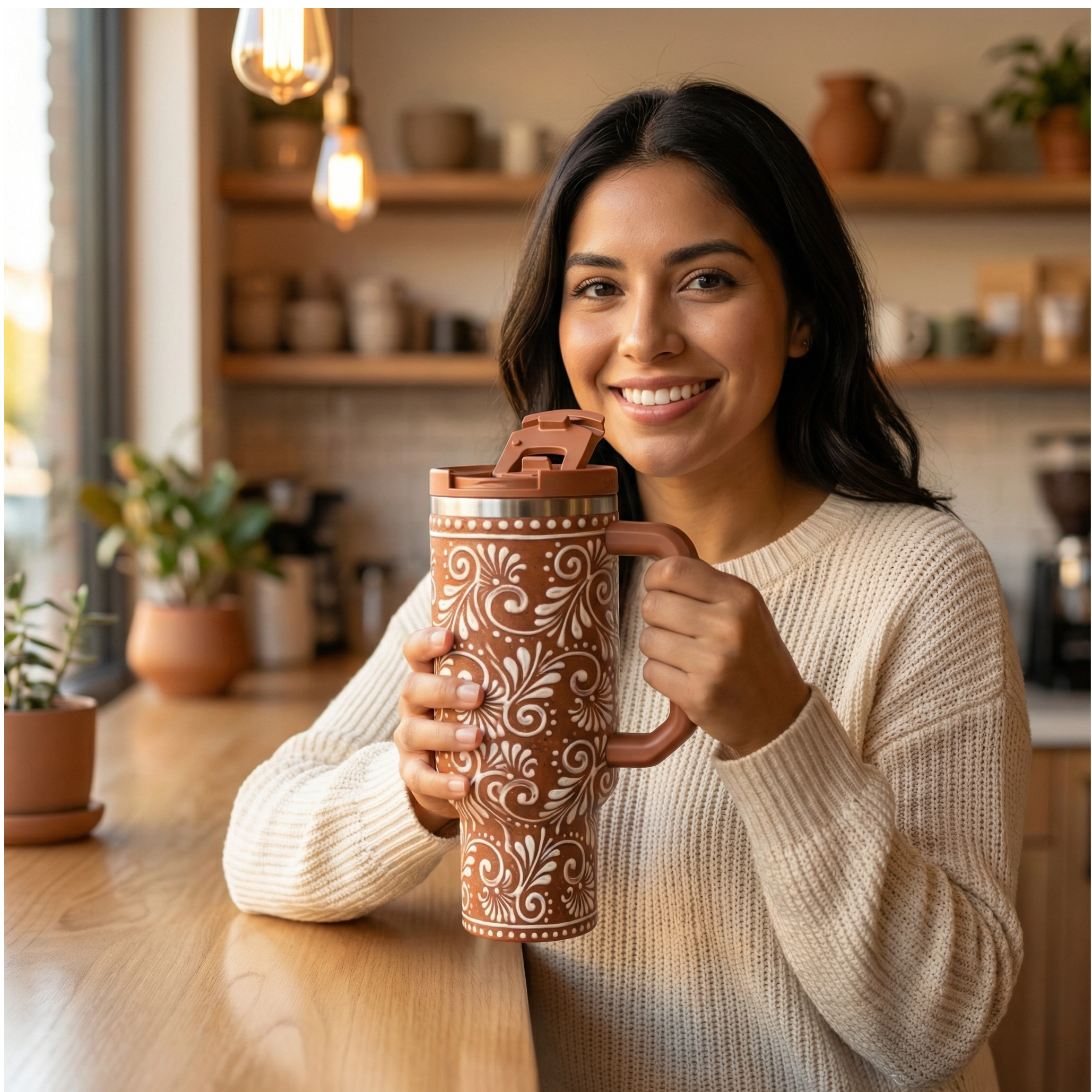 Talavera Cantarito 40oz Tumbler