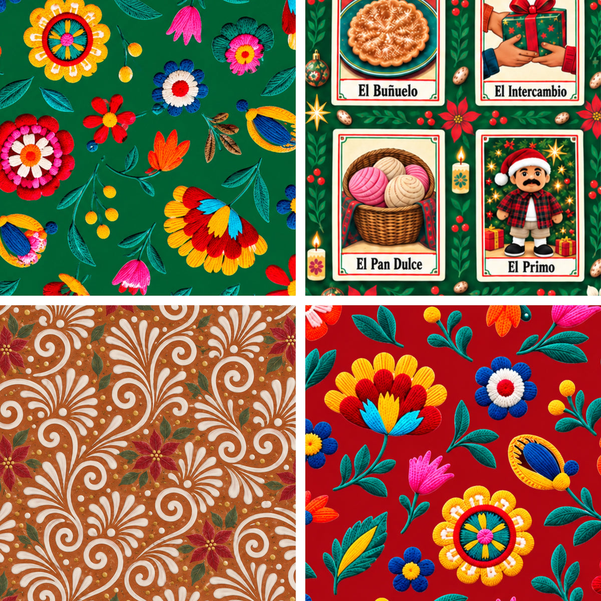 Mexican double-sided Wrapping Paper