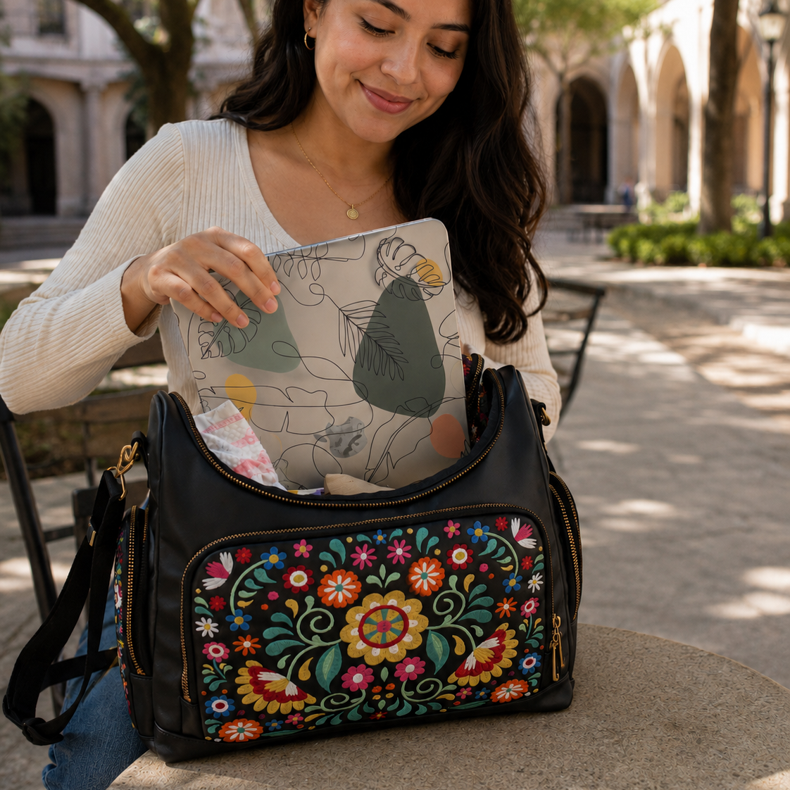 Bordado Multifunction Backpack
