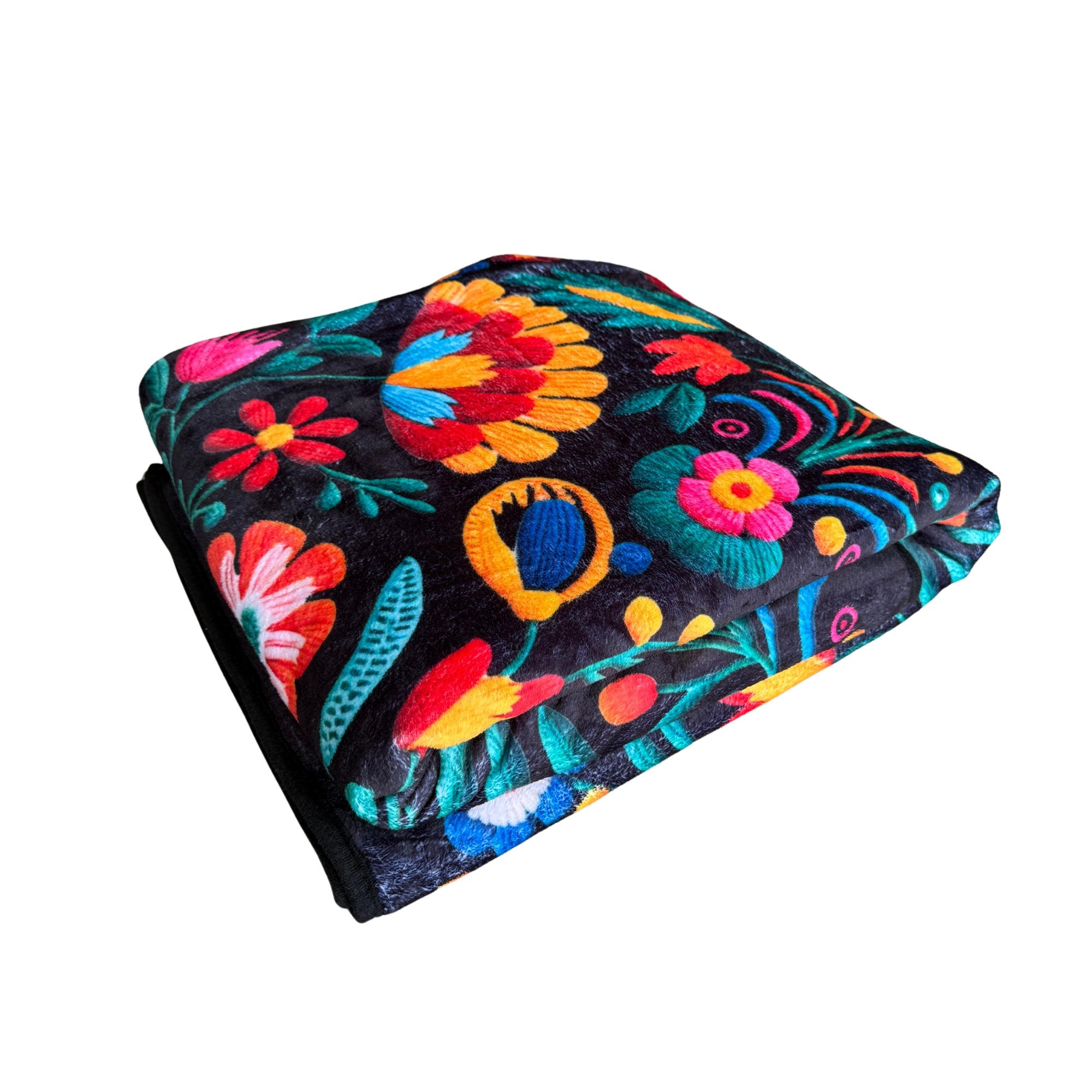 Bordado Pattern Lux Throw Blanket