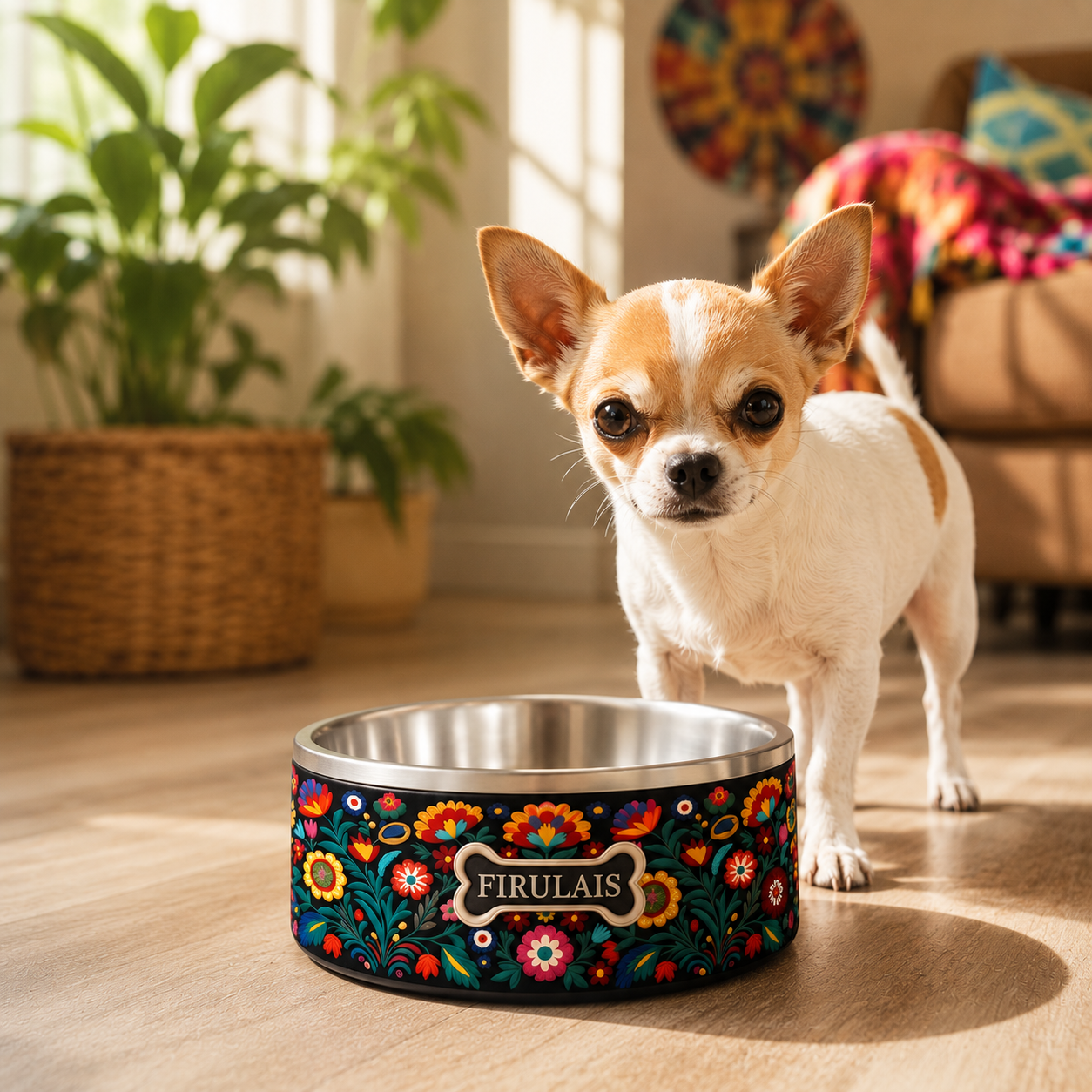 Premium Bordado Pet Bowl