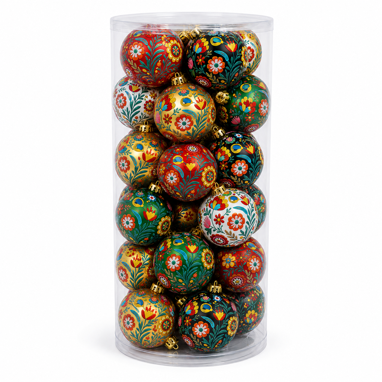 Premium Bordado Navidad Tree Ornaments