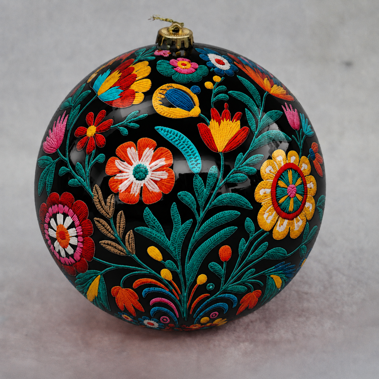 Premium Bordado Navidad Tree Ornaments