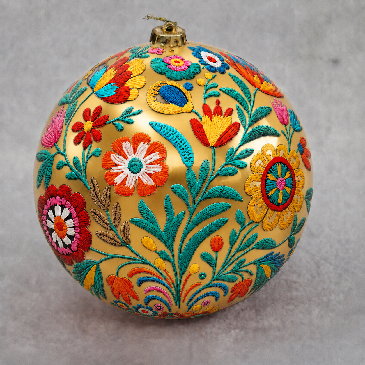 Premium Bordado Navidad Tree Ornaments