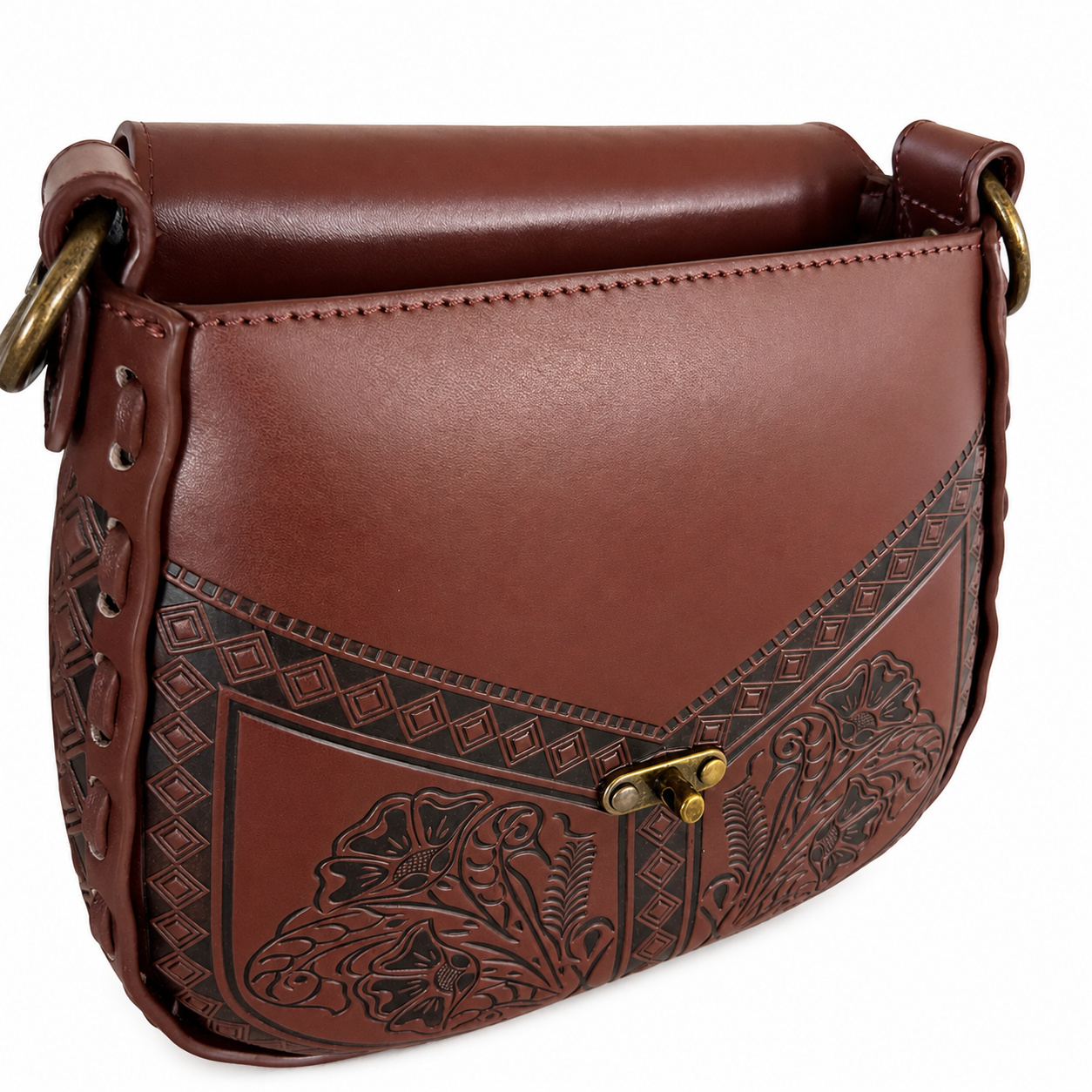 Alma Mia Leather Handbag