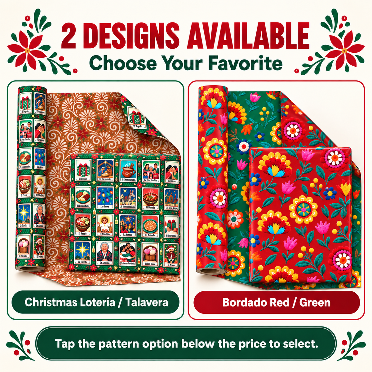 Mexican double-sided Wrapping Paper