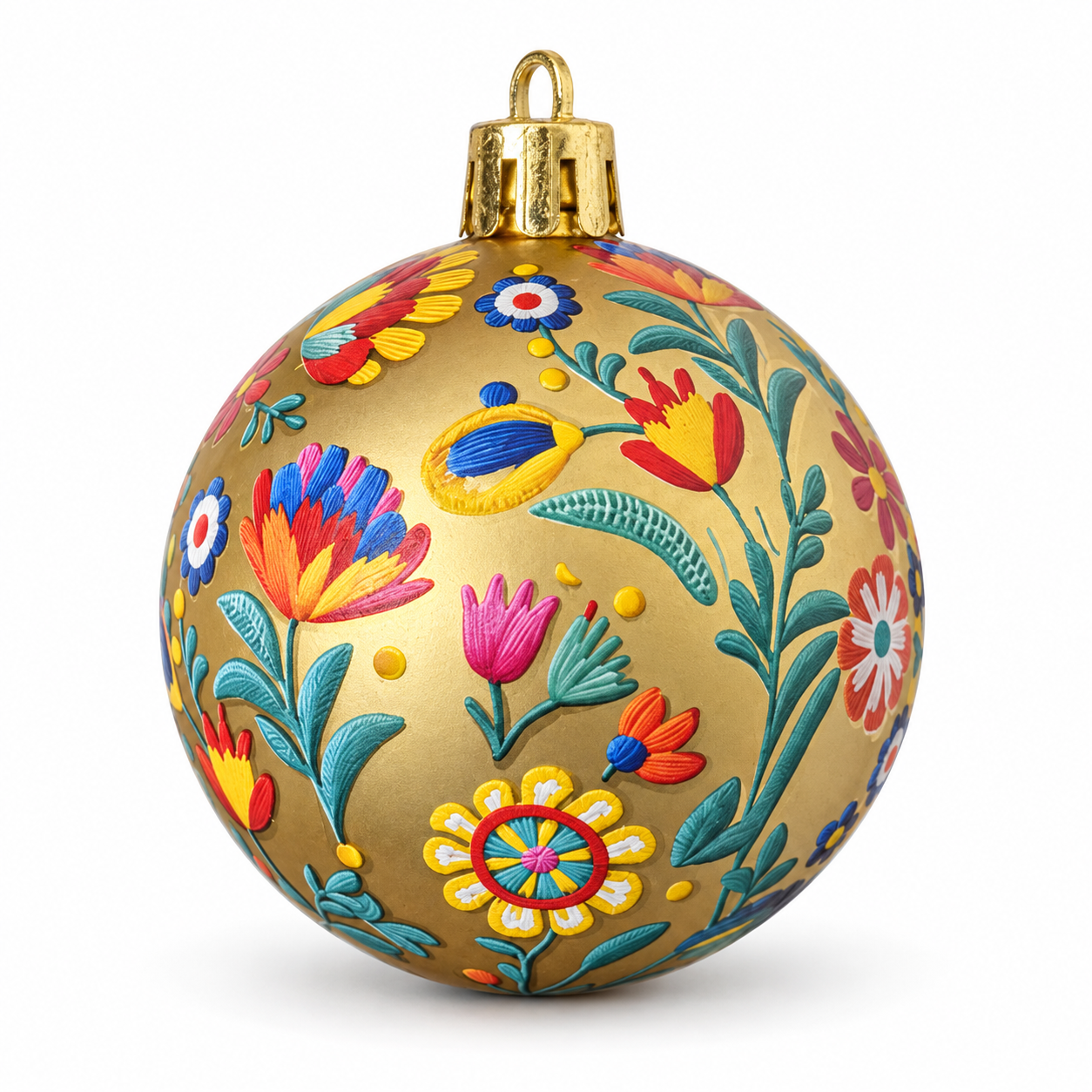 Premium Bordado Navidad Tree Ornaments